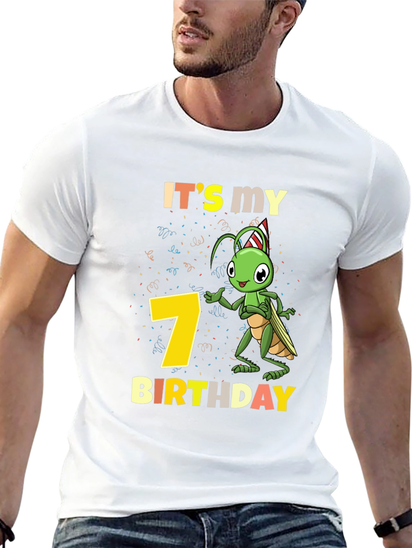 Its My 7th Birthday Grasshopper T-Shirt