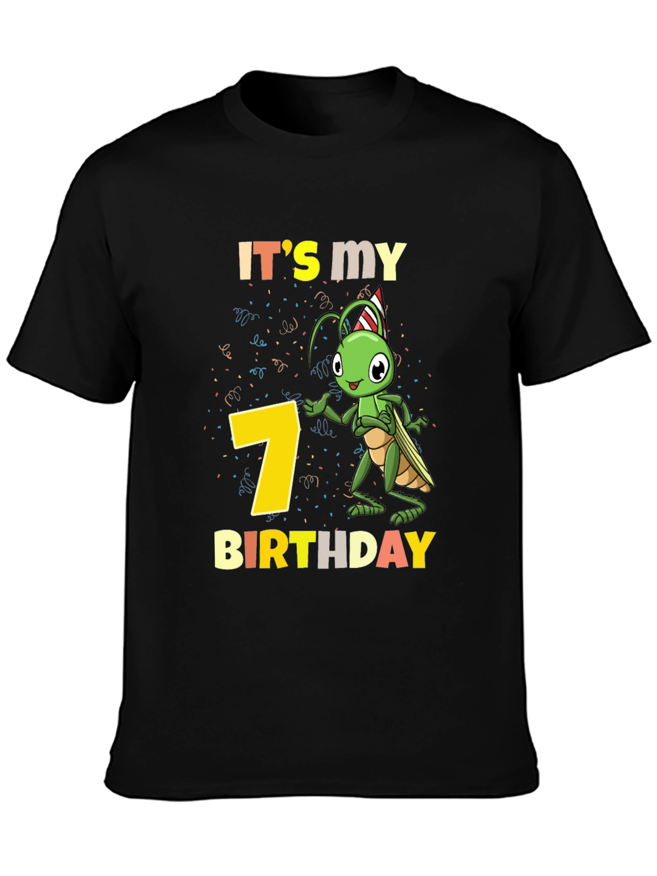 Its My 7th Birthday Grasshopper T-Shirt