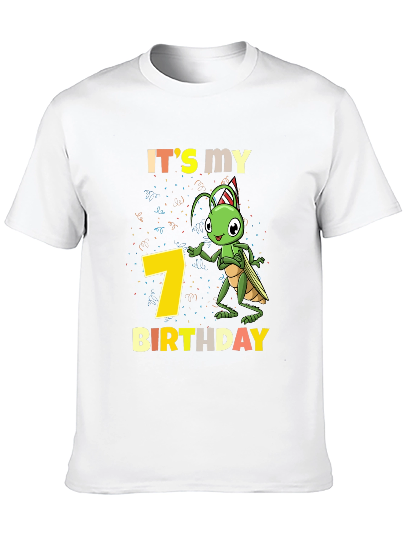 Its My 7th Birthday Grasshopper T-Shirt