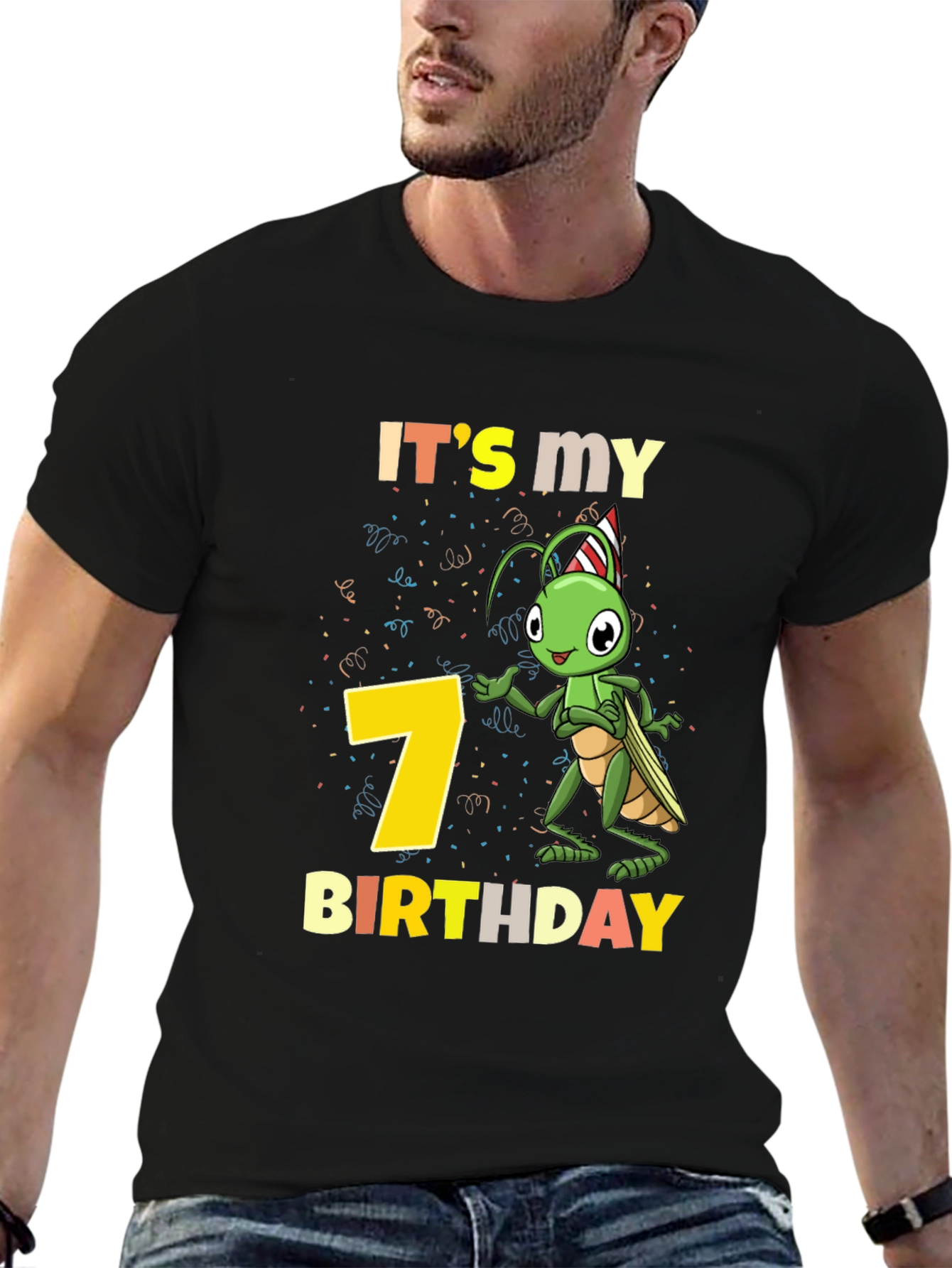 Its My 7th Birthday Grasshopper T-Shirt