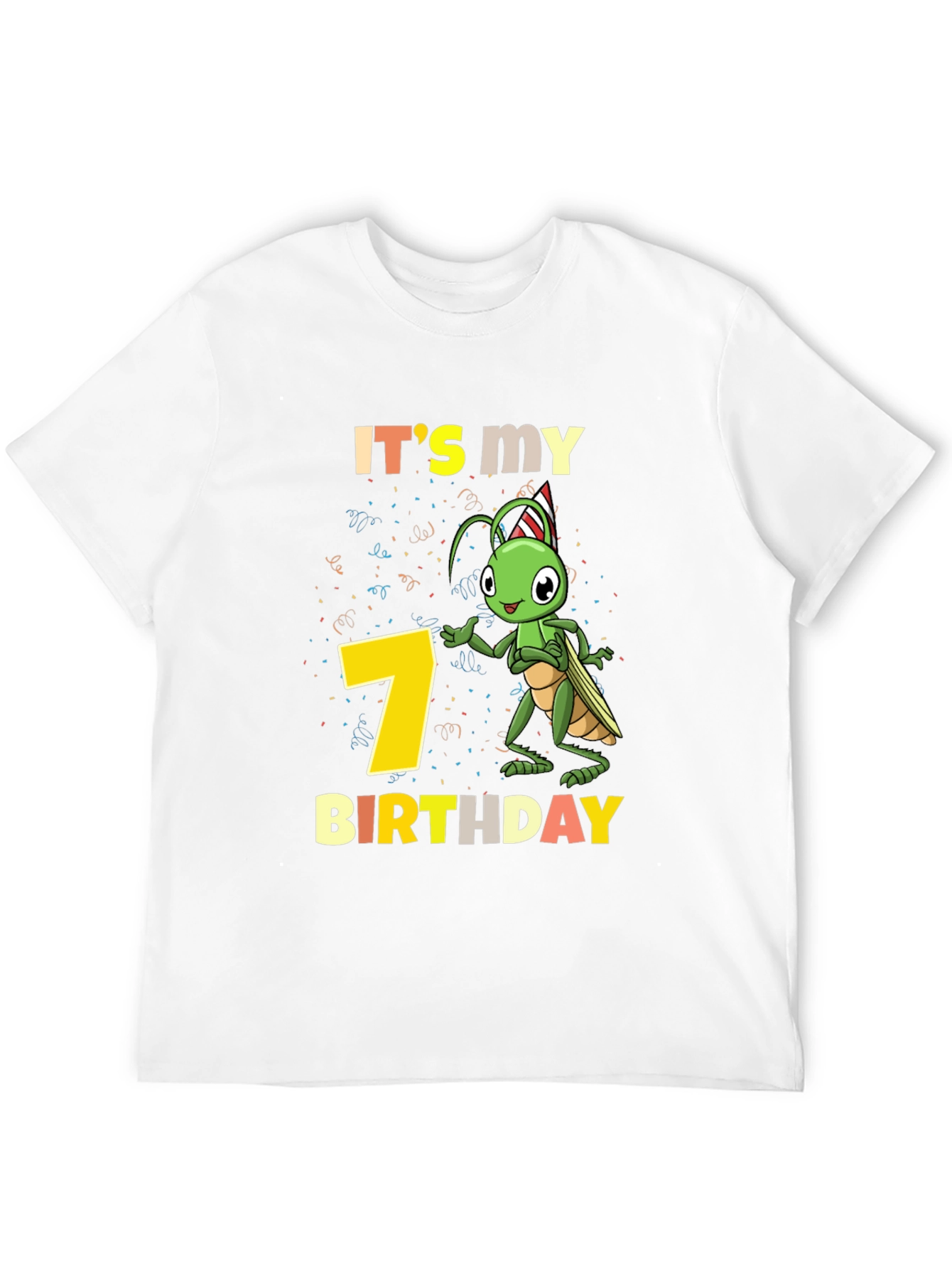 Its My 7th Birthday Grasshopper T-Shirt