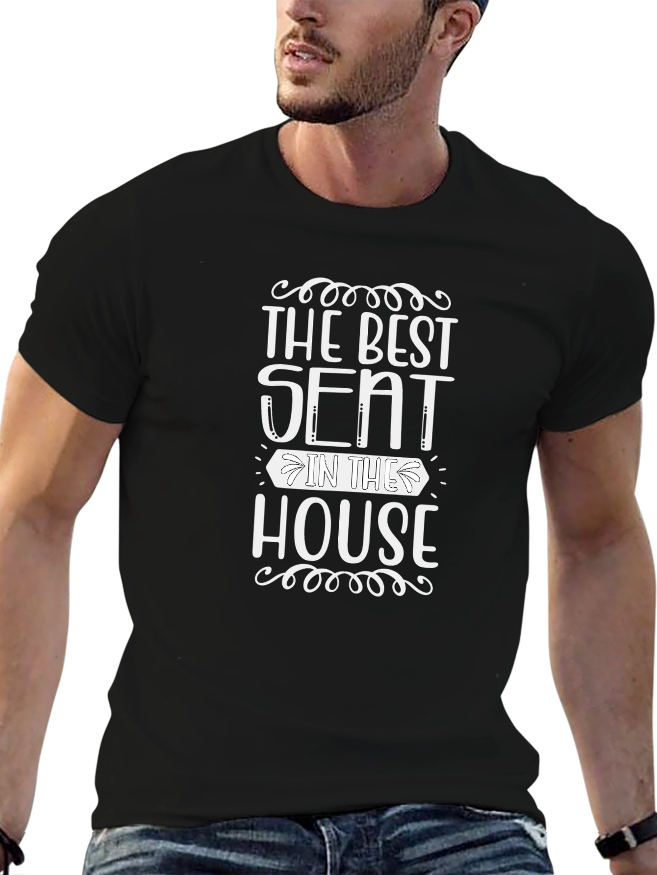 Best Seat in the House T-Shirt - Black