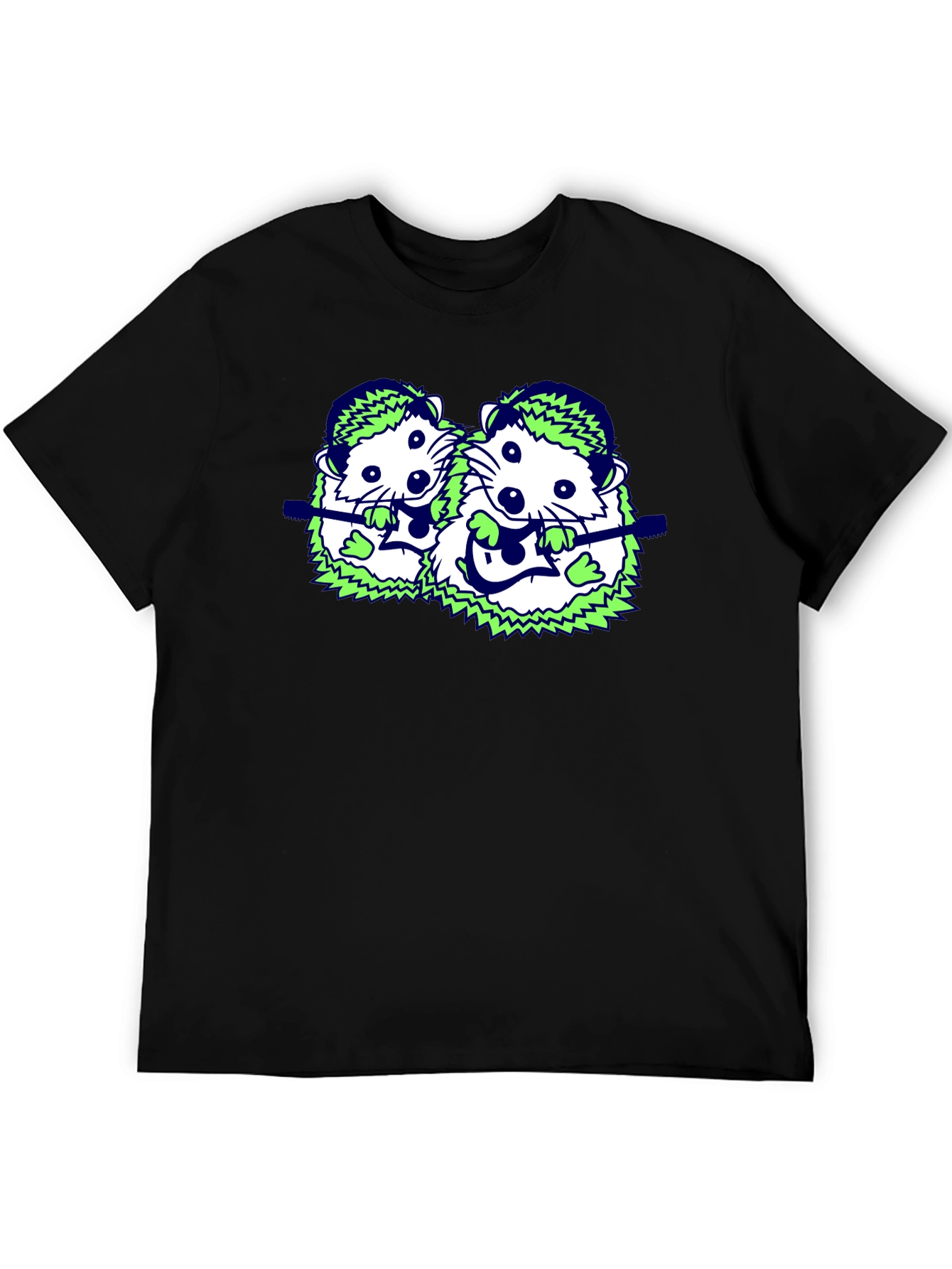 Quirky Hedgehog Band T-Shirt