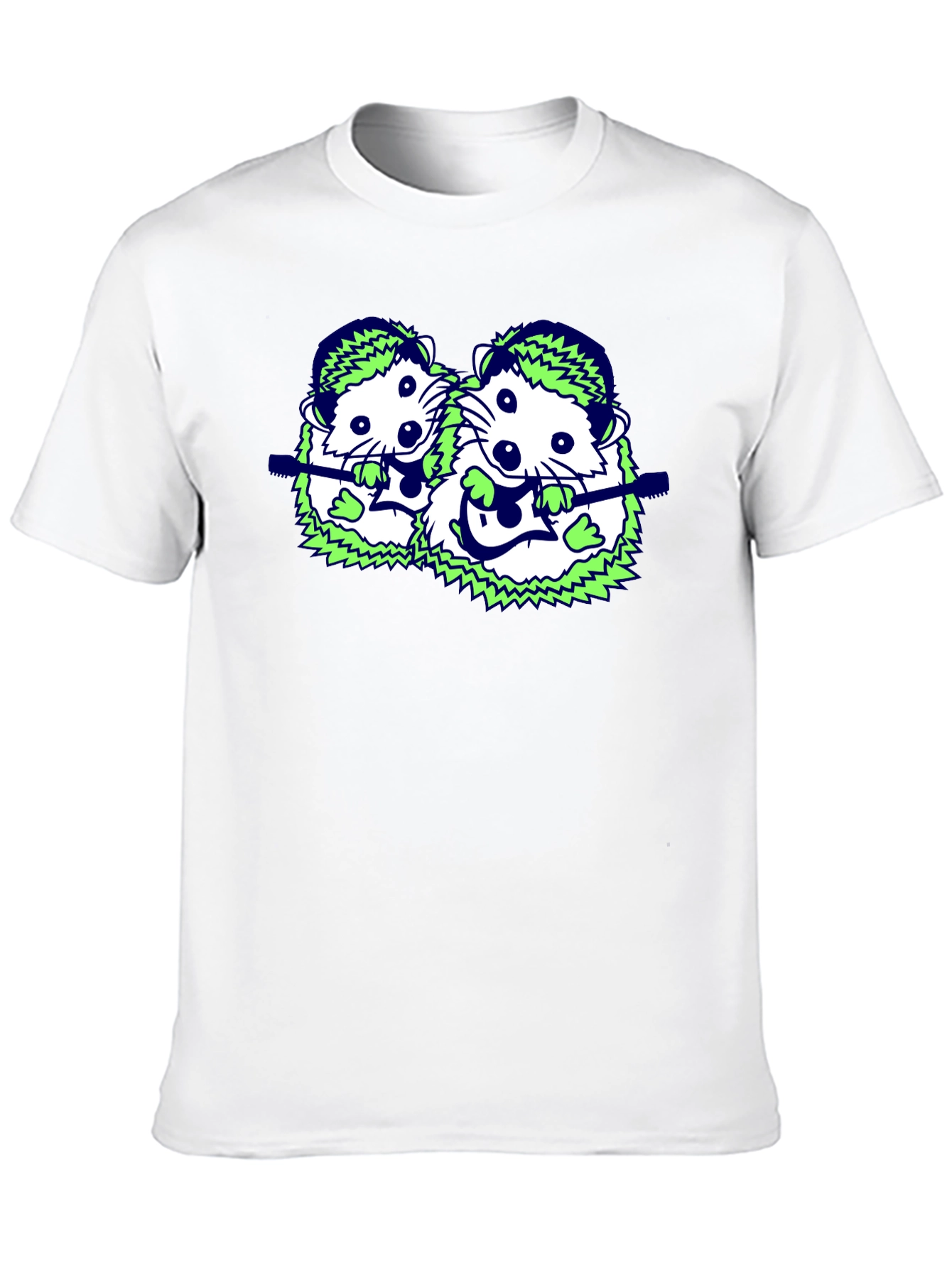 Quirky Hedgehog Band T-Shirt