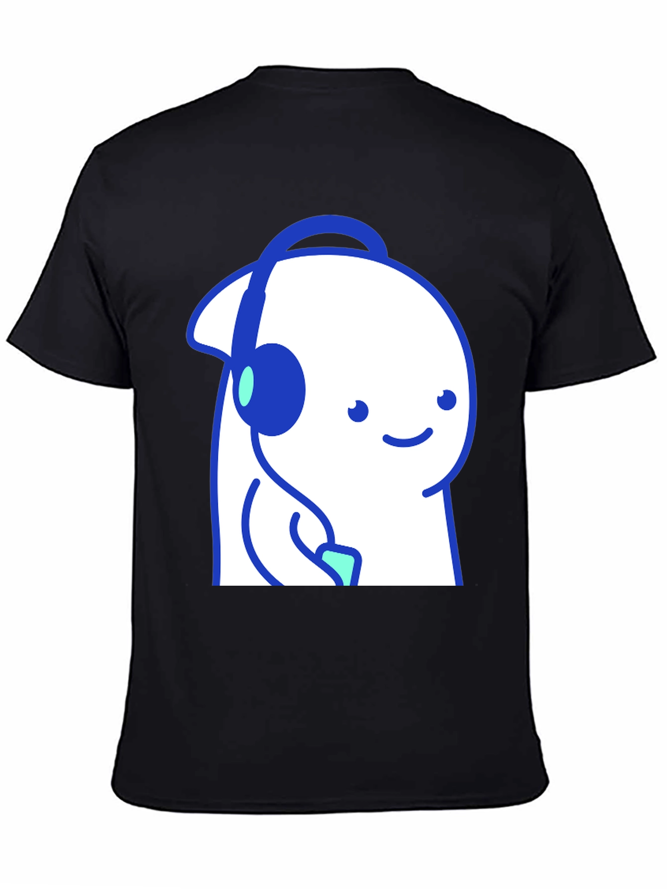 Cute Bloop T-Shirt - Black Cotton Blend