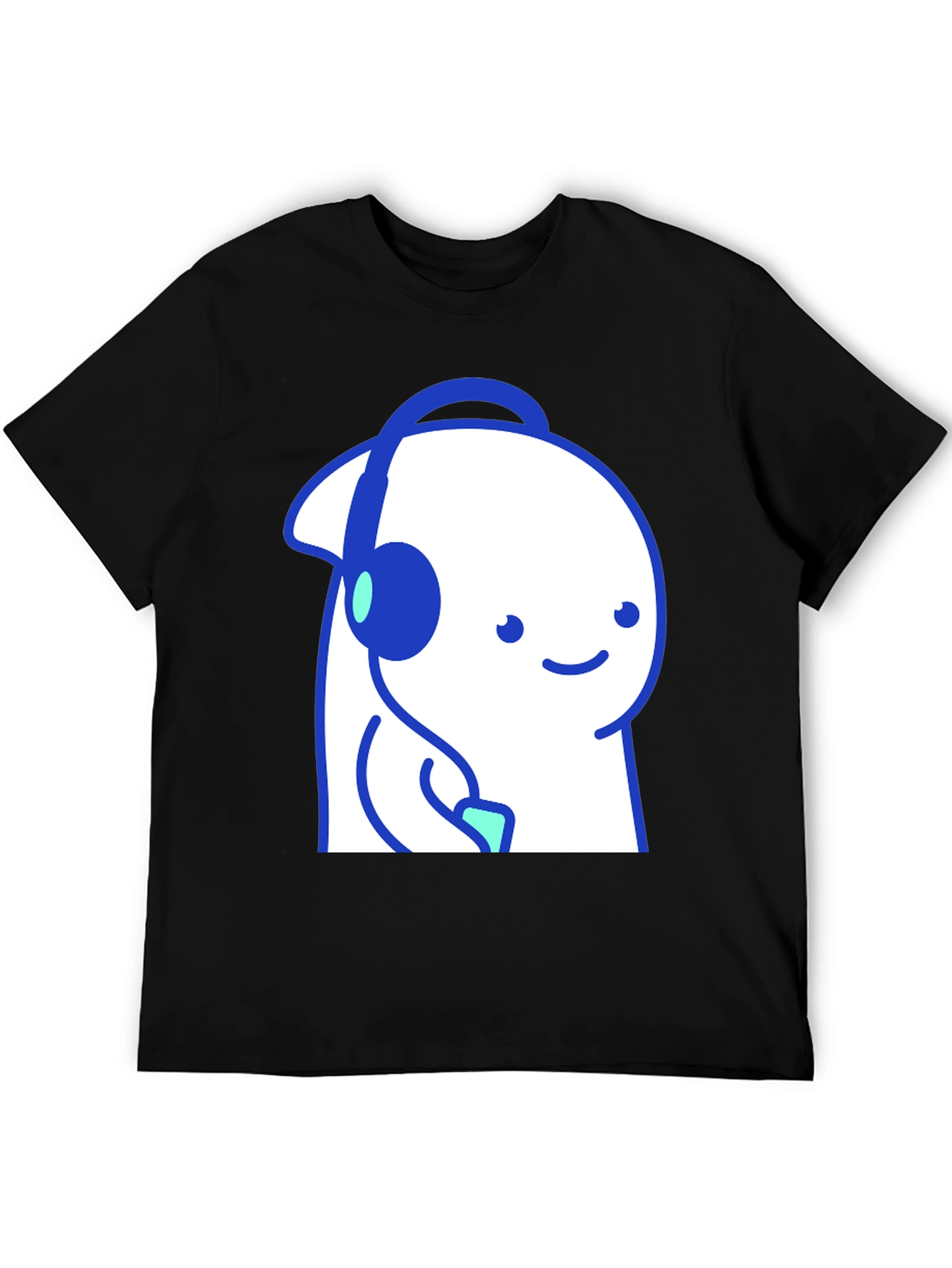 Cute Bloop T-Shirt - Black Cotton Blend