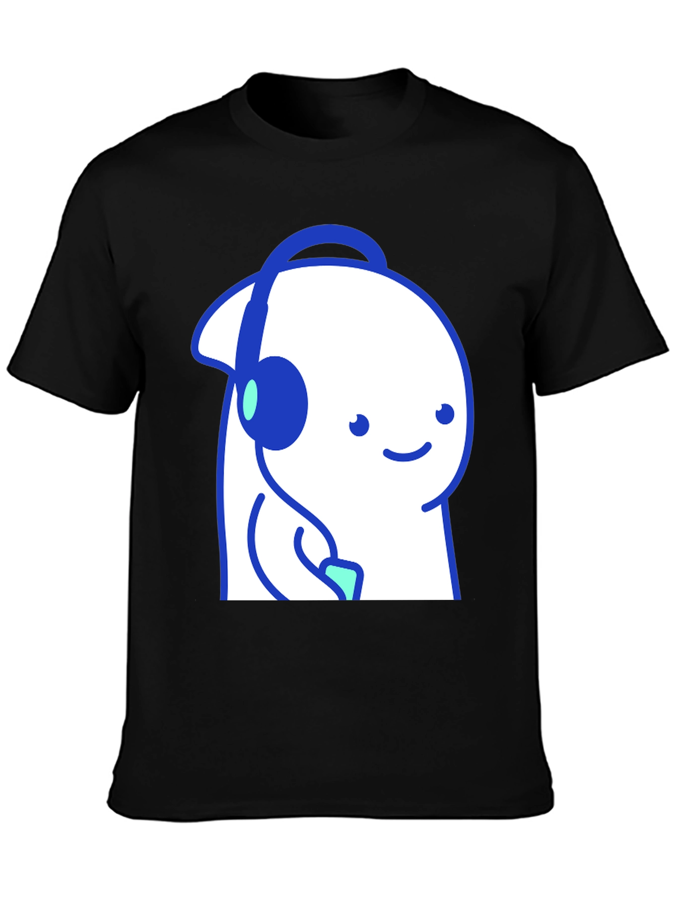Cute Bloop T-Shirt - Black Cotton Blend