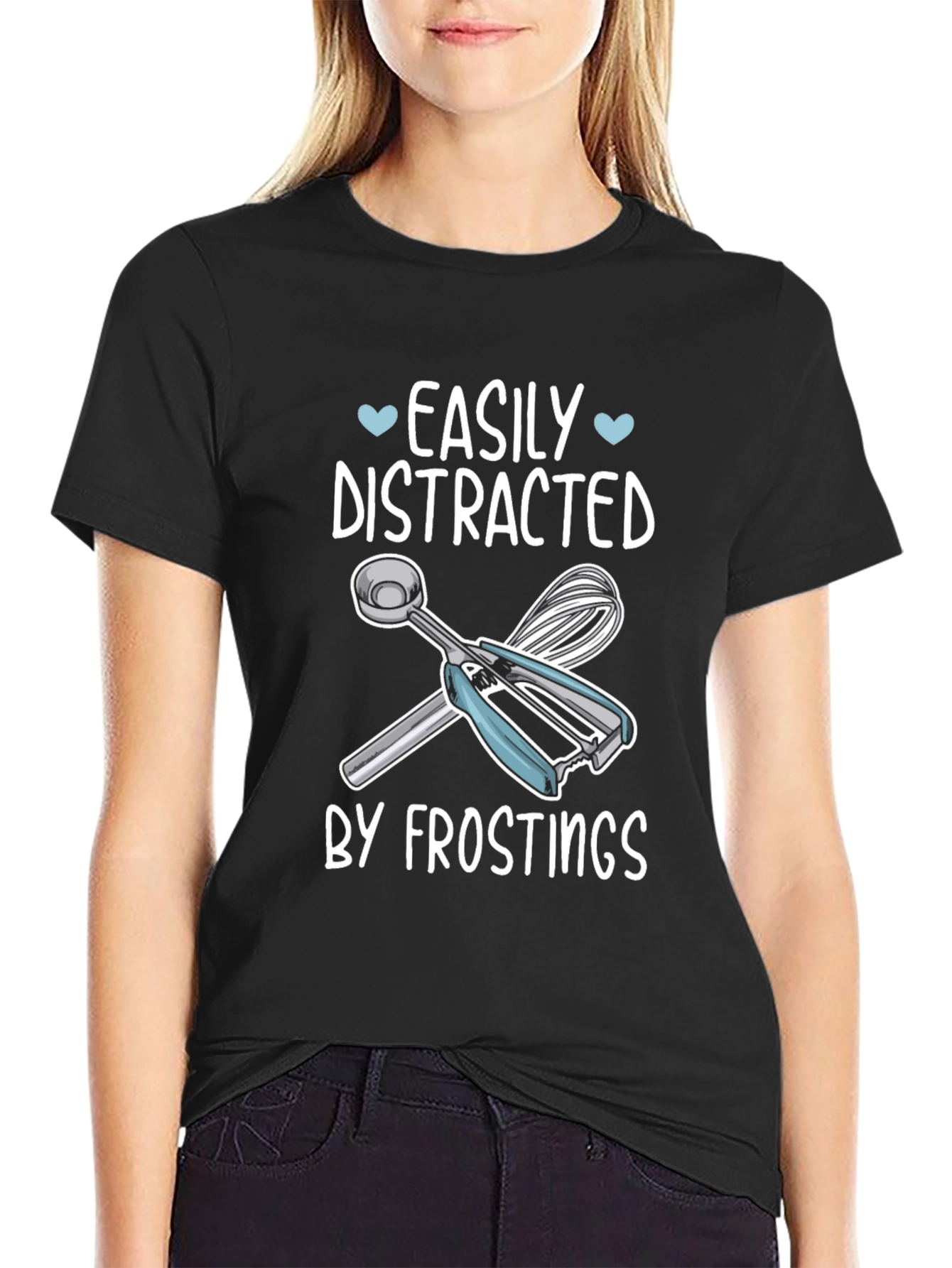 Easily Distracted By Frostings Graphic T-Shirt