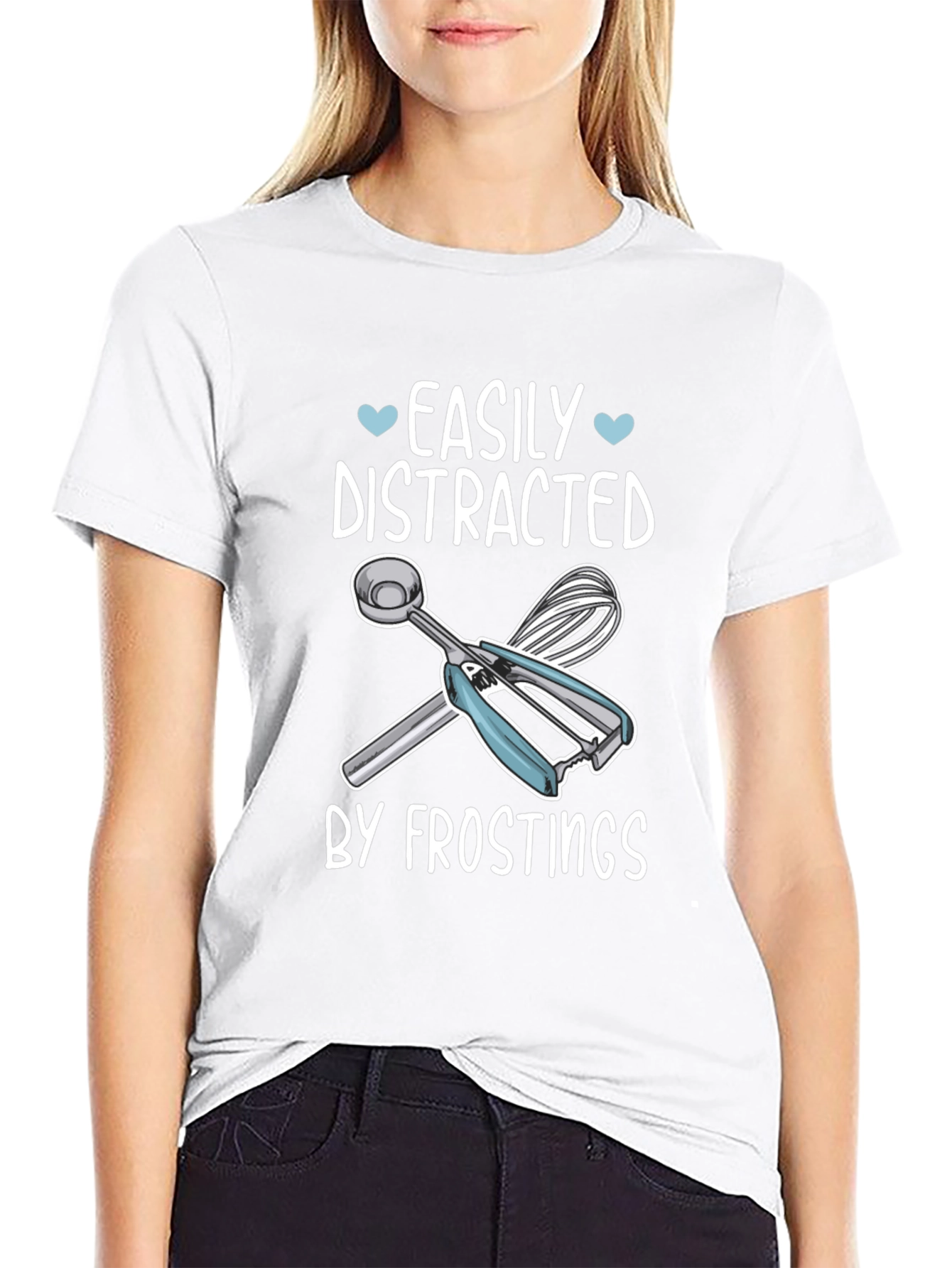 Easily Distracted By Frostings Graphic T-Shirt