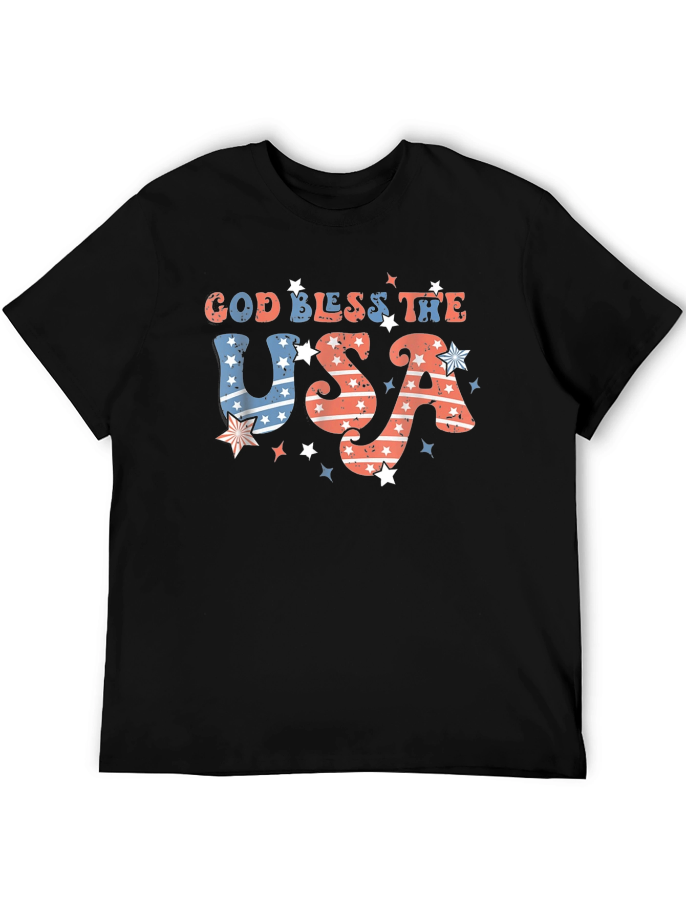 God Bless the USA Patriotic T-Shirt