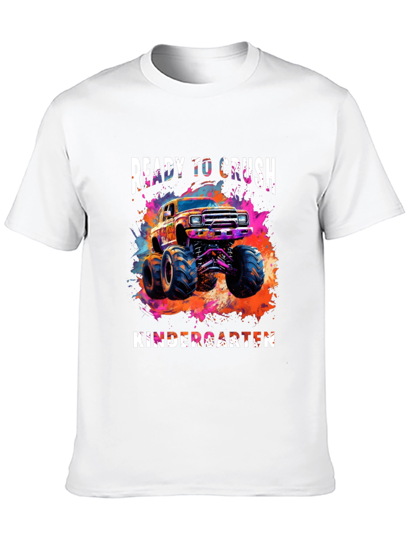 Ready to Crush Kindergarten Monster Truck Tee