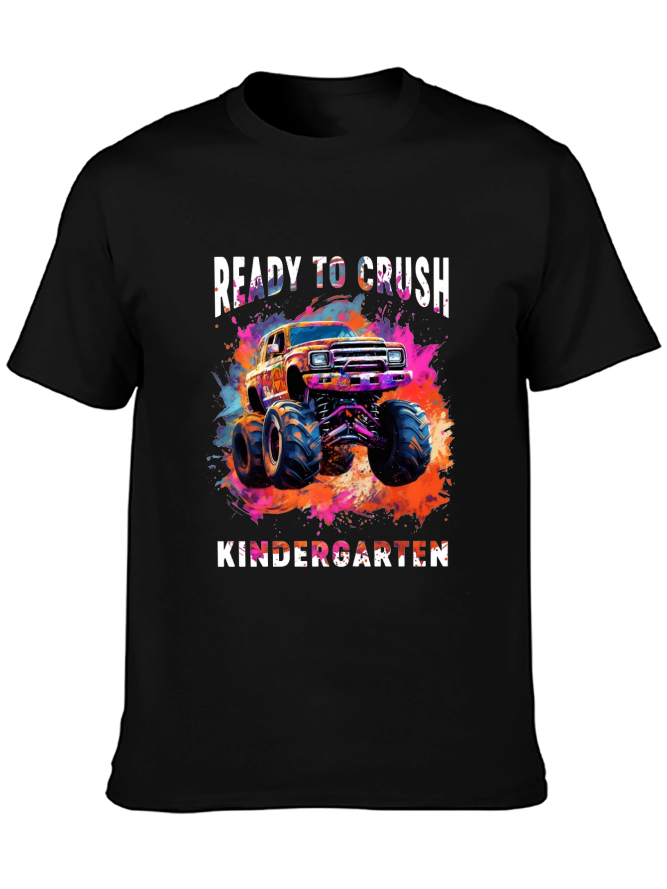 Ready to Crush Kindergarten Monster Truck Tee