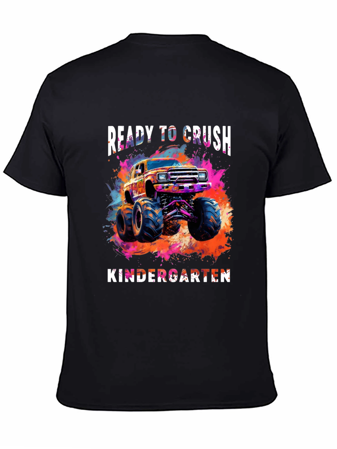 Ready to Crush Kindergarten Monster Truck Tee
