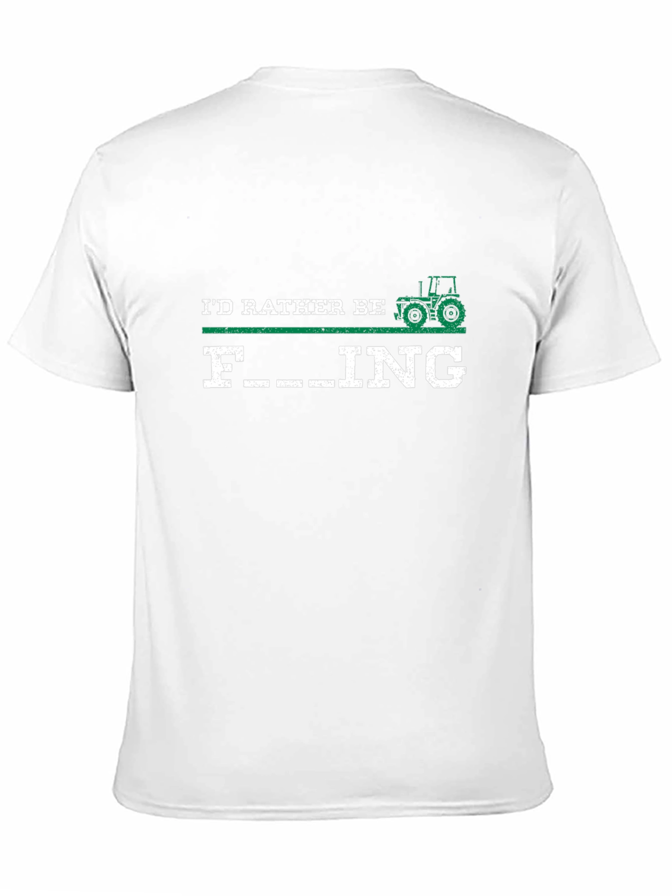 Funny Farmer T-Shirt - Id Rather Be Farming