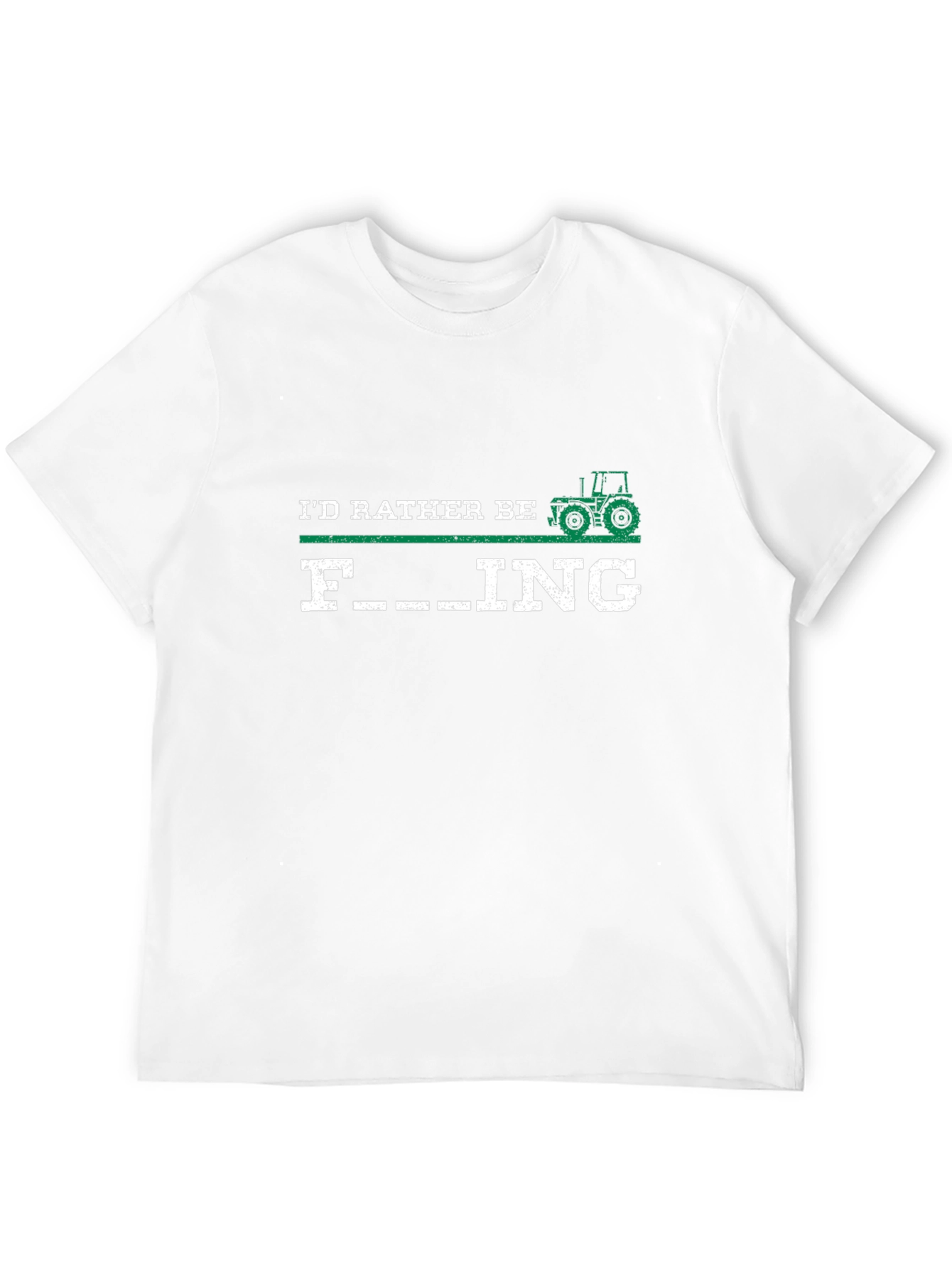 Funny Farmer T-Shirt - Id Rather Be Farming