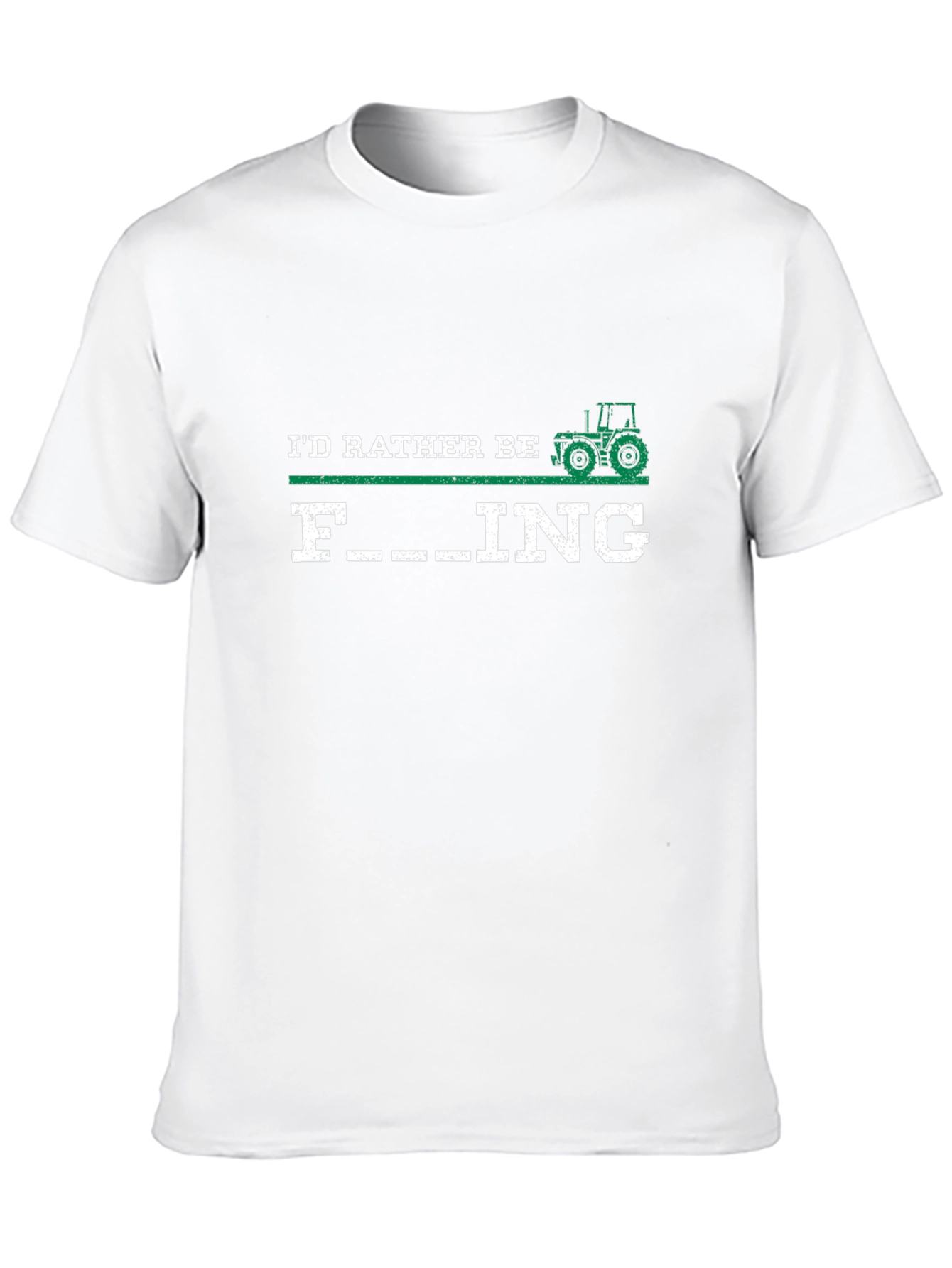 Funny Farmer T-Shirt - Id Rather Be Farming