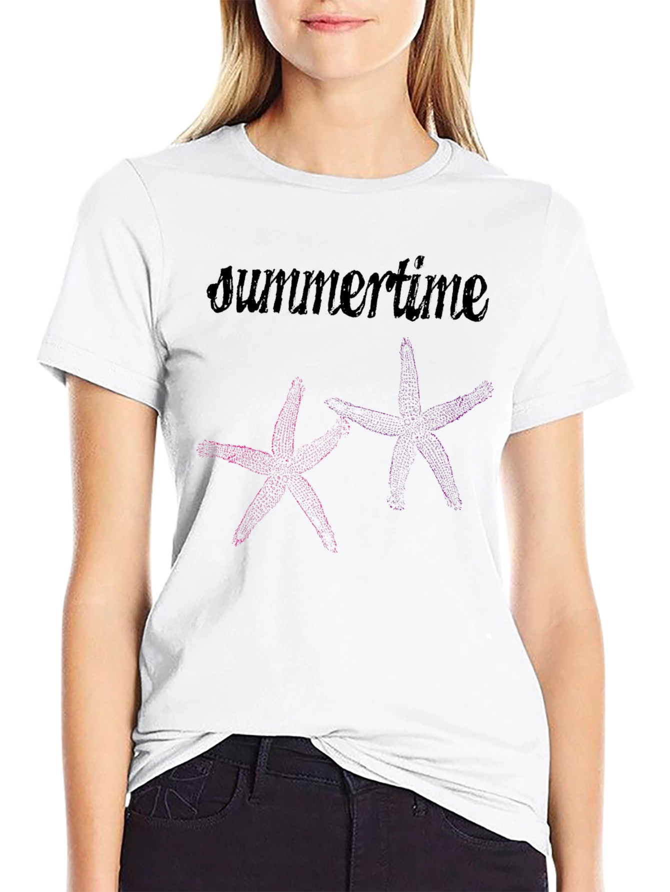 Summer Vibes Tee - Starfish Design