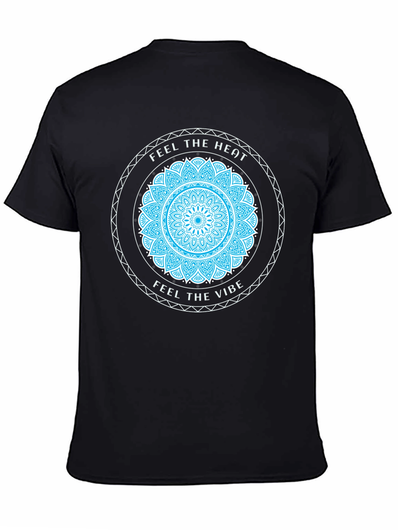 Feel The Heat Vibe Black Graphic Tee