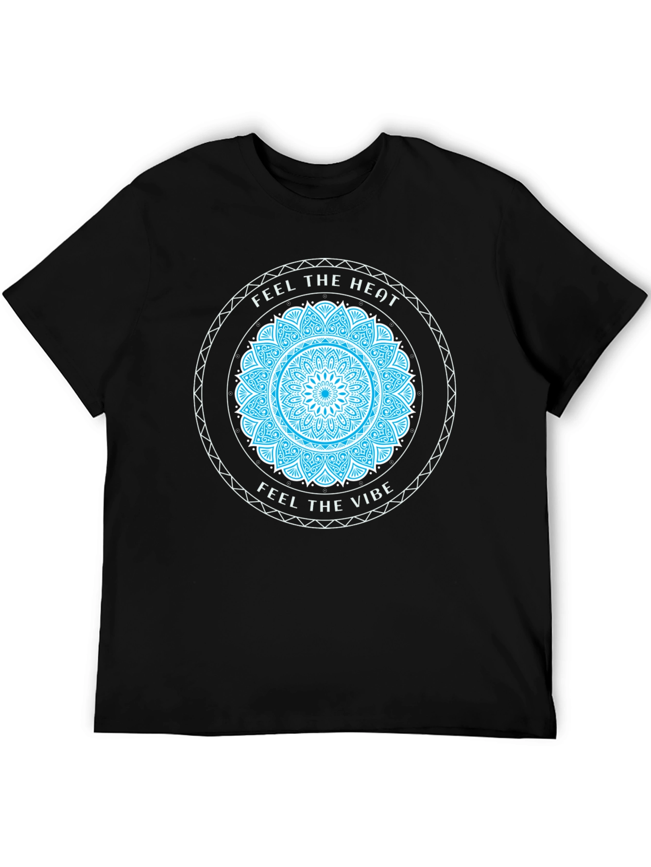 Feel The Heat Vibe Black Graphic Tee