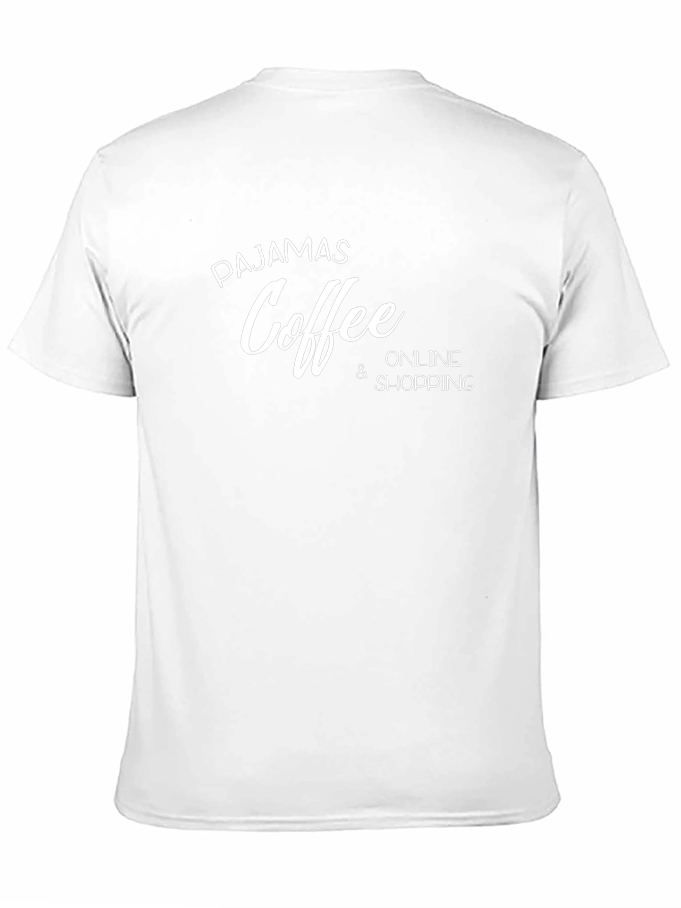 Pajamas Coffee Online Shopping T-Shirt