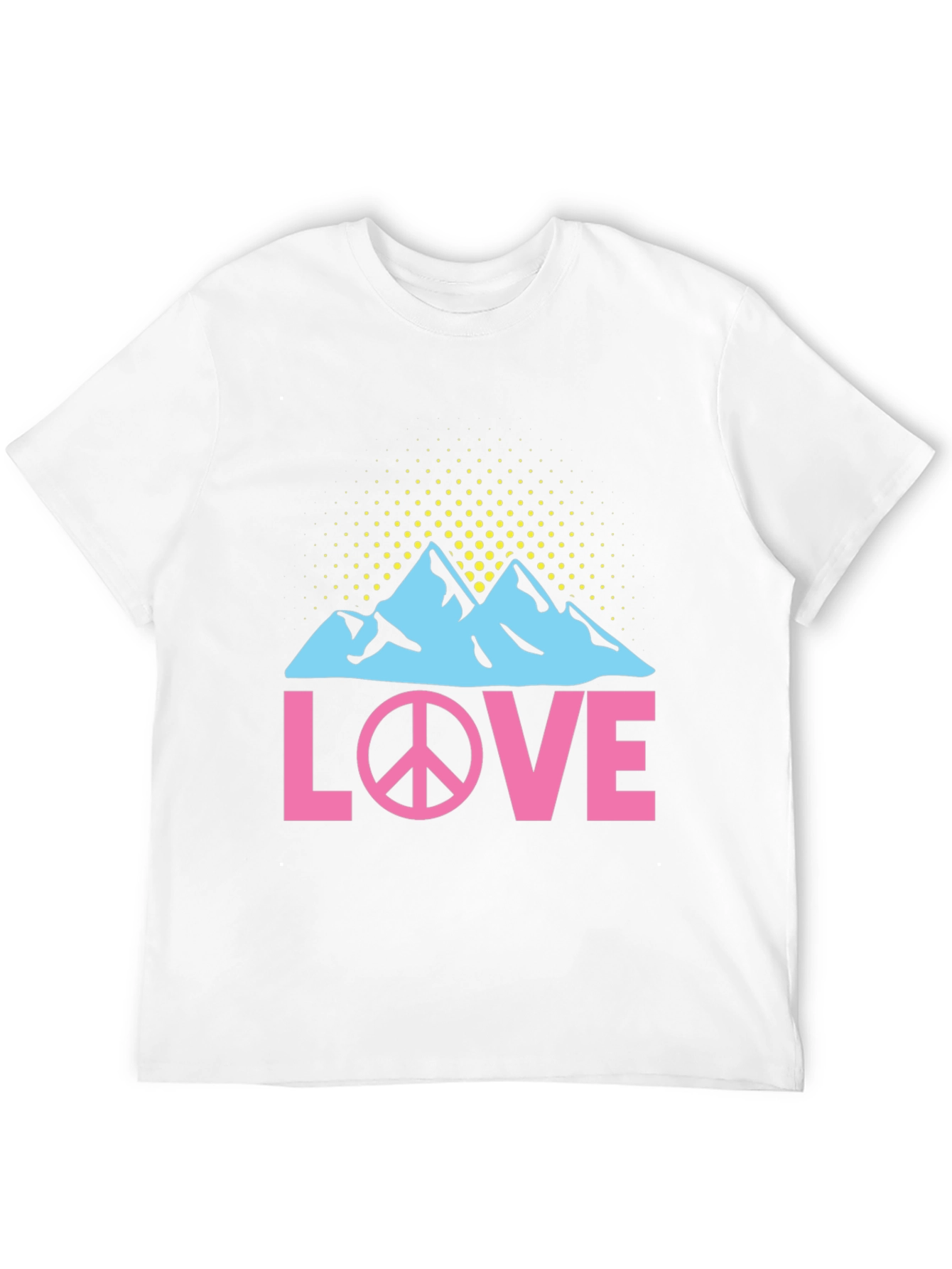 Peace Love Mountains Graphic T-Shirt