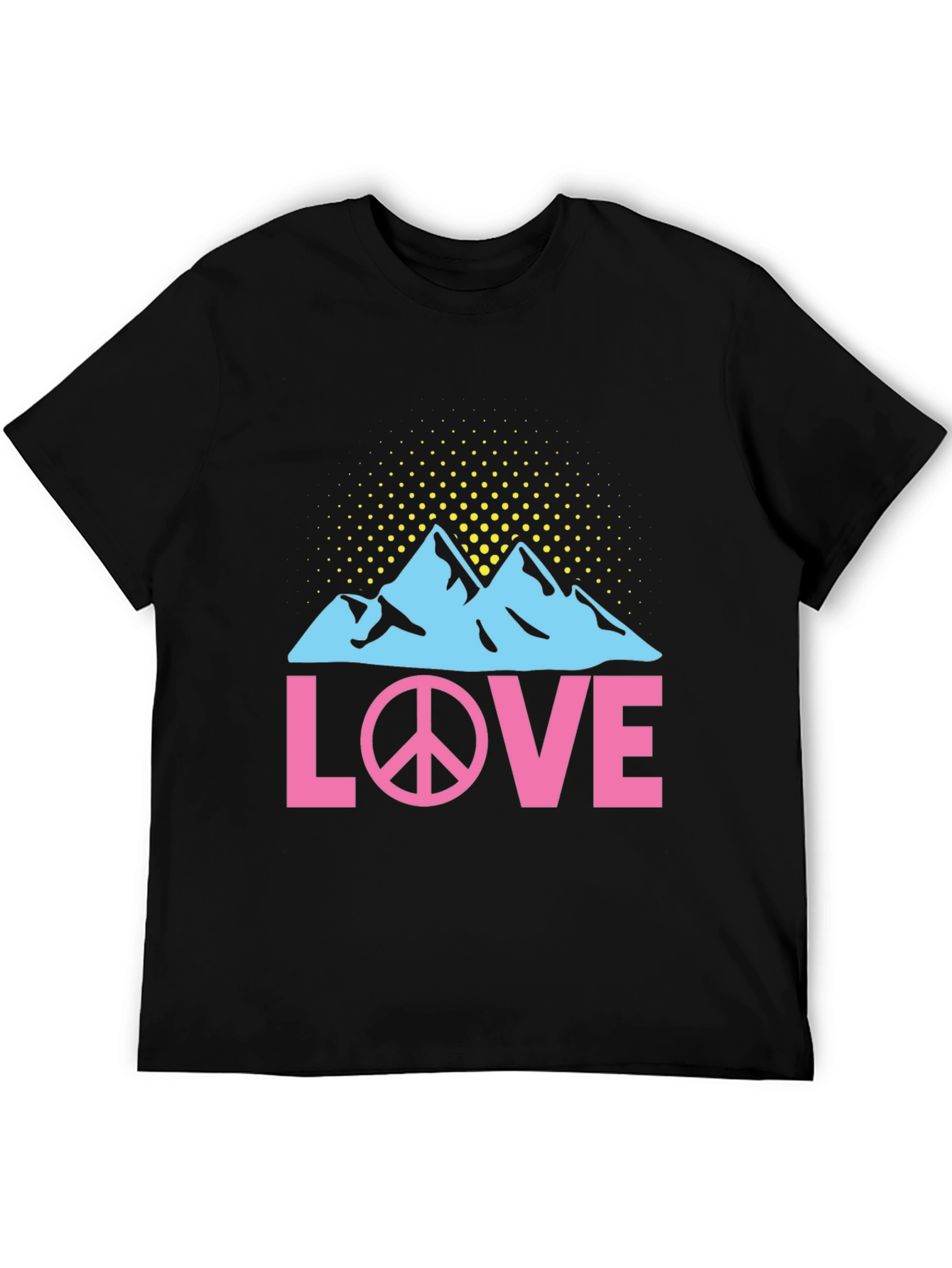Peace Love Mountains Graphic T-Shirt