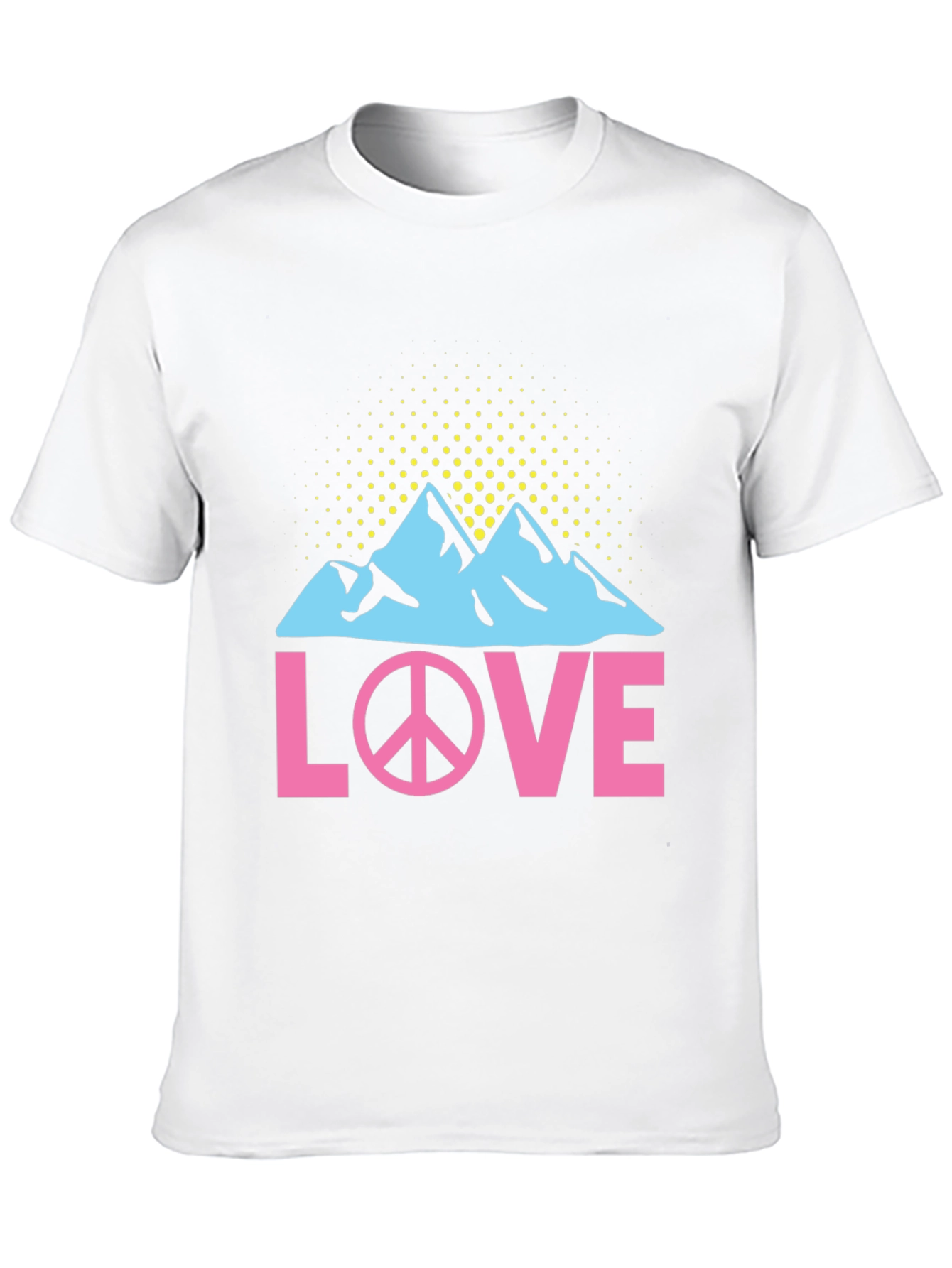 Peace Love Mountains Graphic T-Shirt