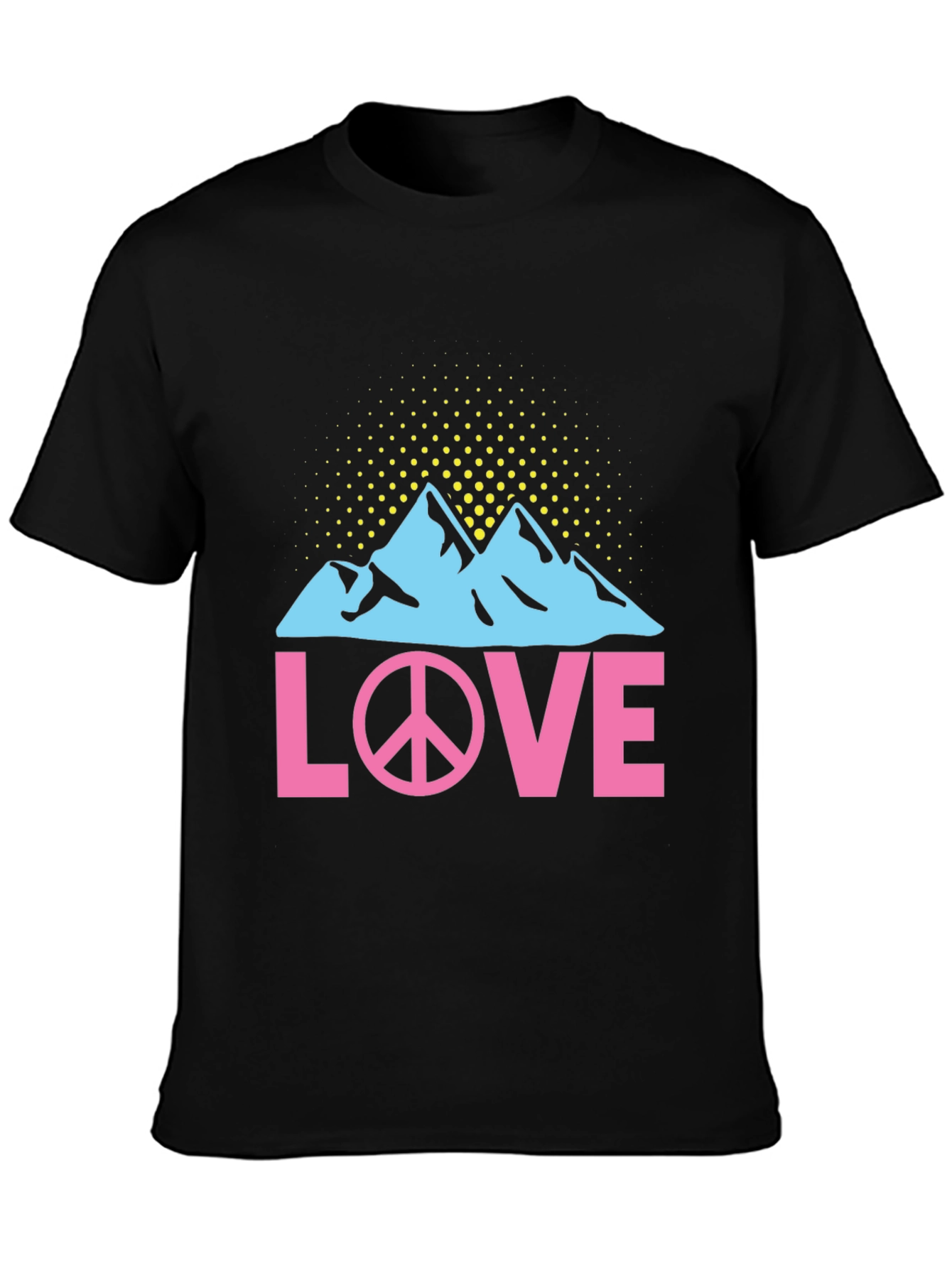 Peace Love Mountains Graphic T-Shirt