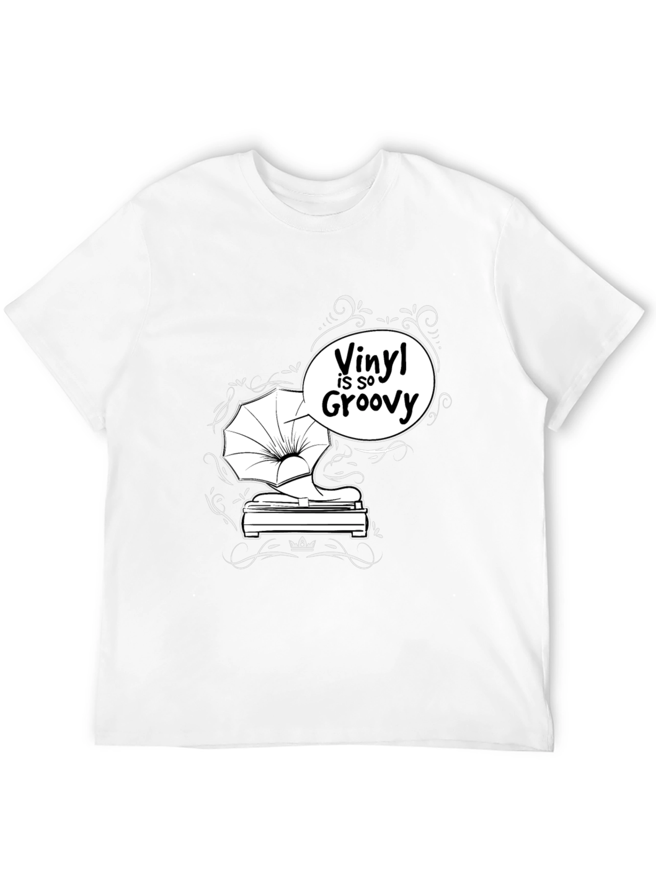 Vinyl is So Groovy Black T-Shirt