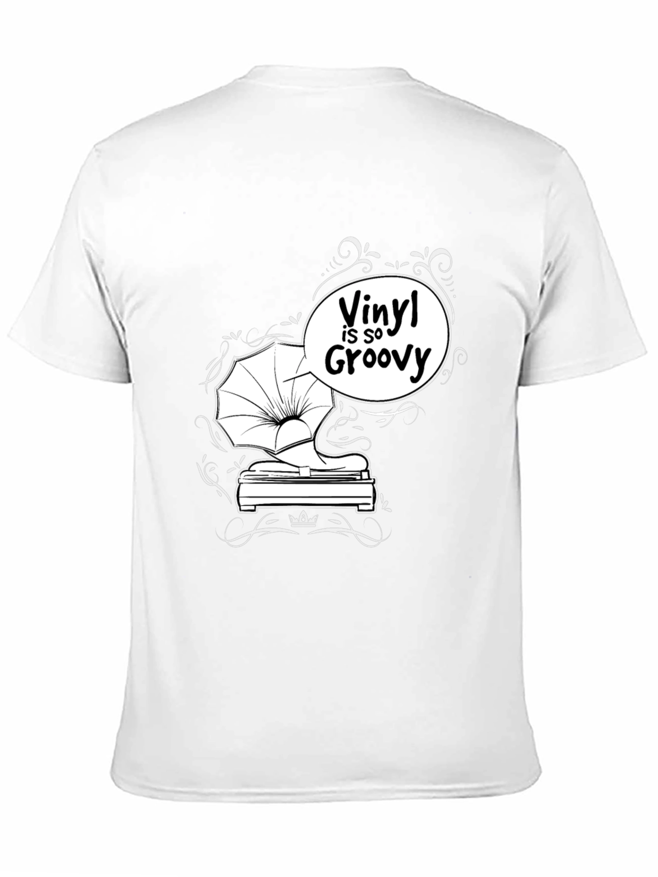 Vinyl is So Groovy Black T-Shirt