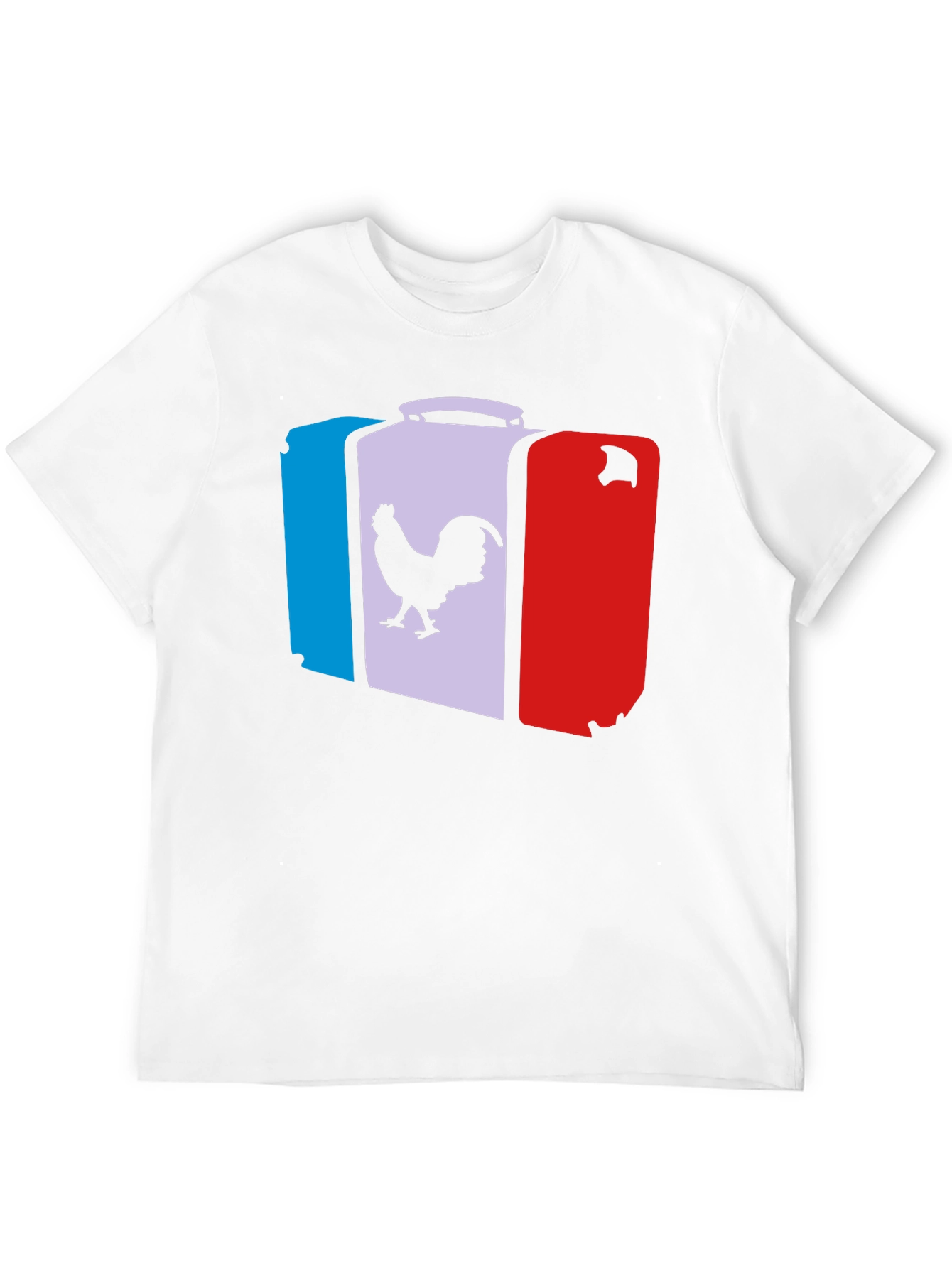 French Flag Suitcase T-Shirt