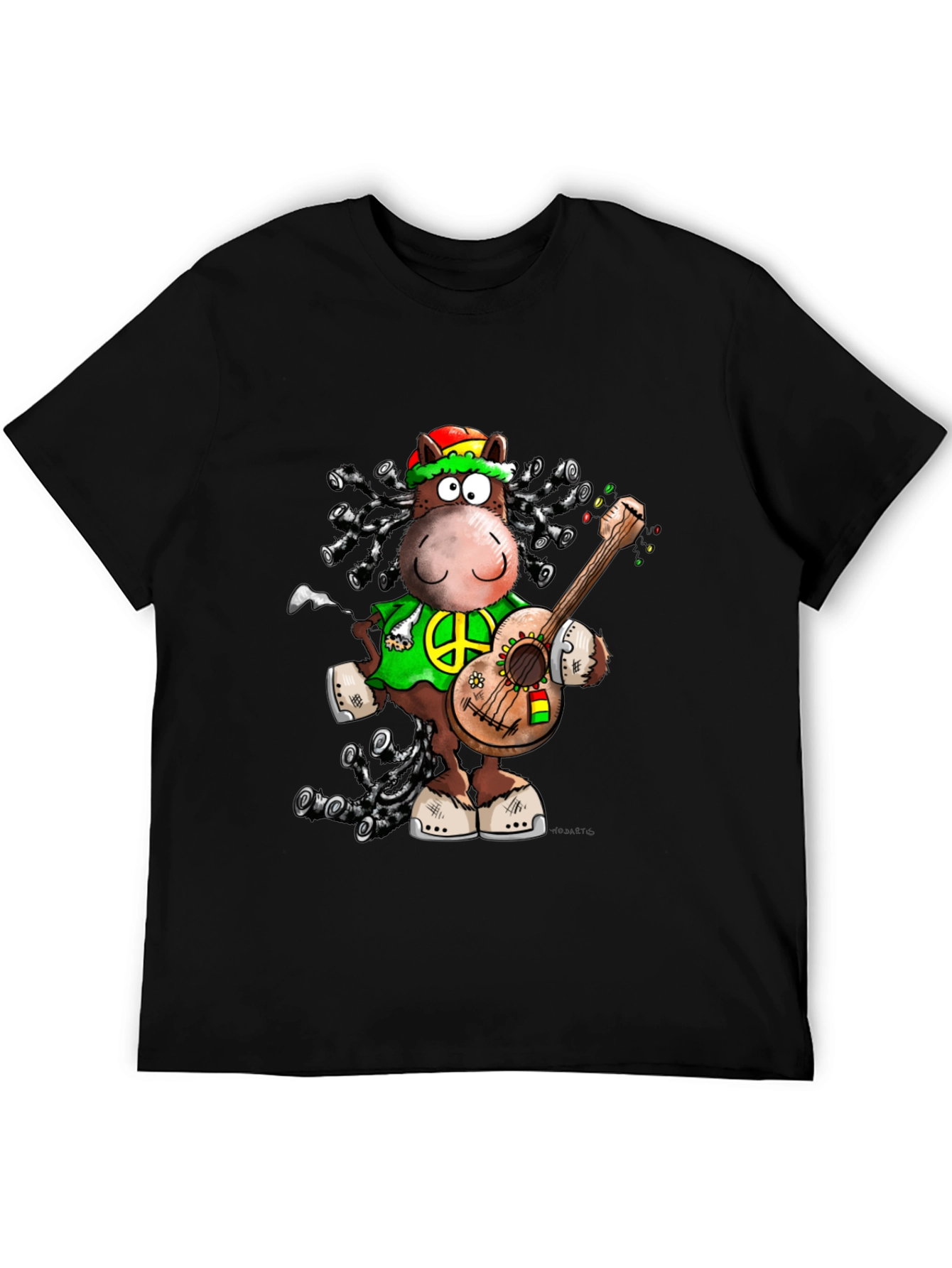 Rasta Horse Graphic T-Shirt - Reggae Style
