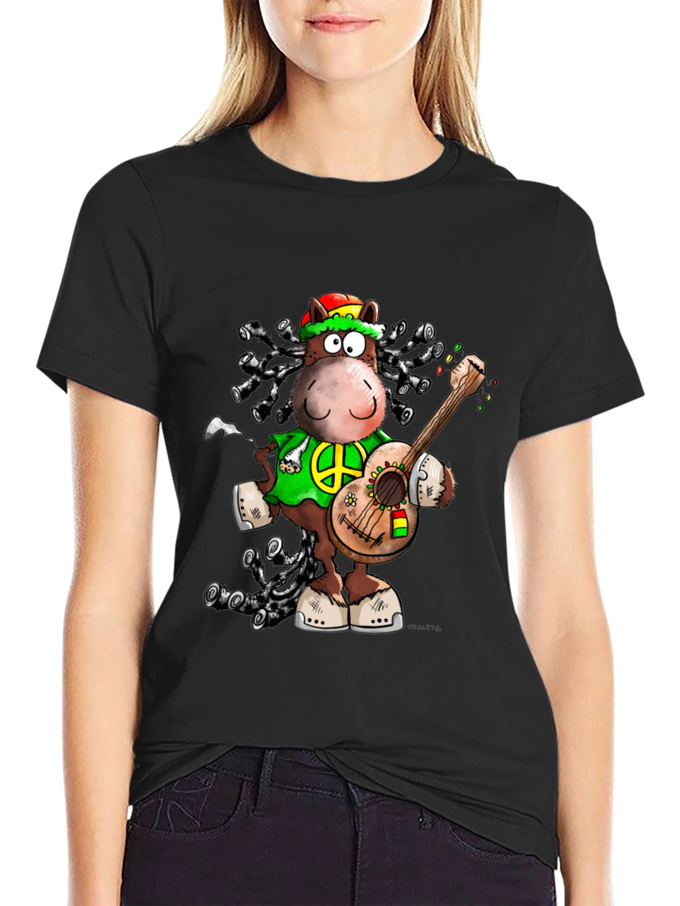 Rasta Horse Graphic T-Shirt - Reggae Style