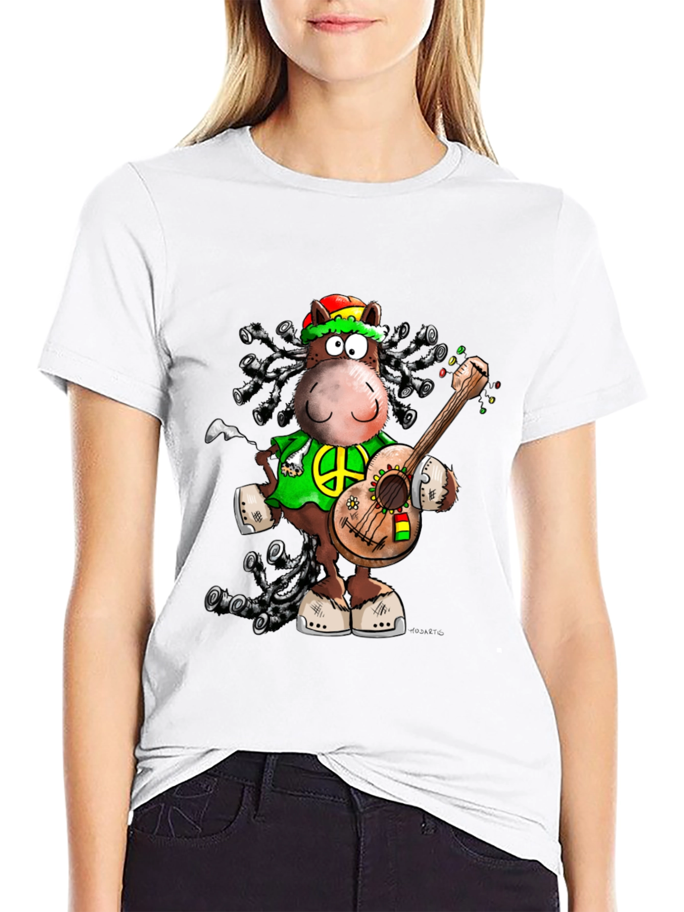 Rasta Horse Graphic T-Shirt - Reggae Style