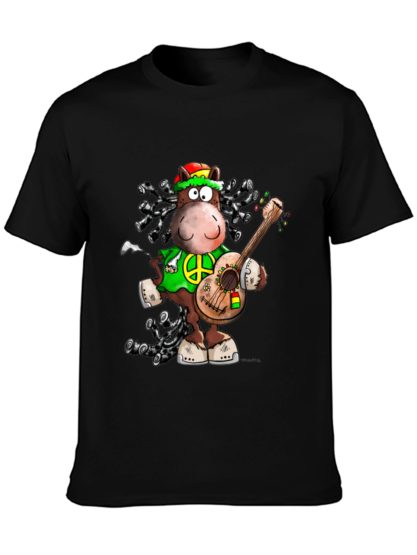 Rasta Horse Graphic T-Shirt - Reggae Style