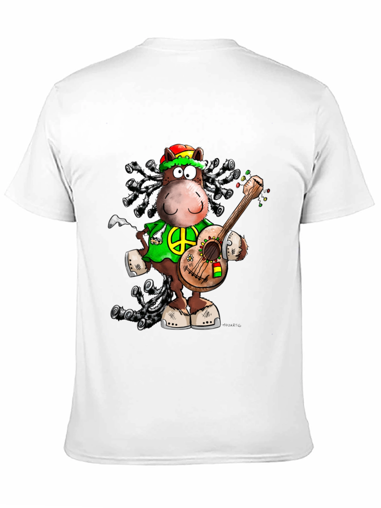 Rasta Horse Graphic T-Shirt - Reggae Style