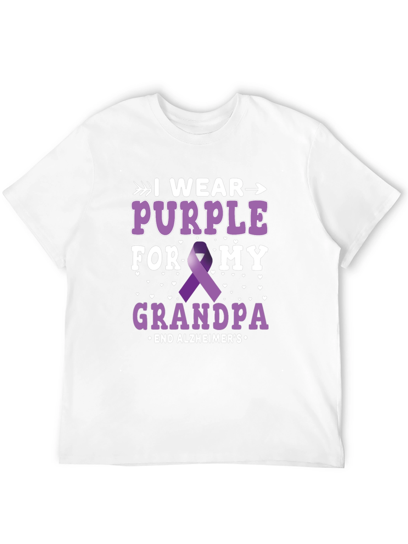 Purple Alzheimers Awareness T-Shirt