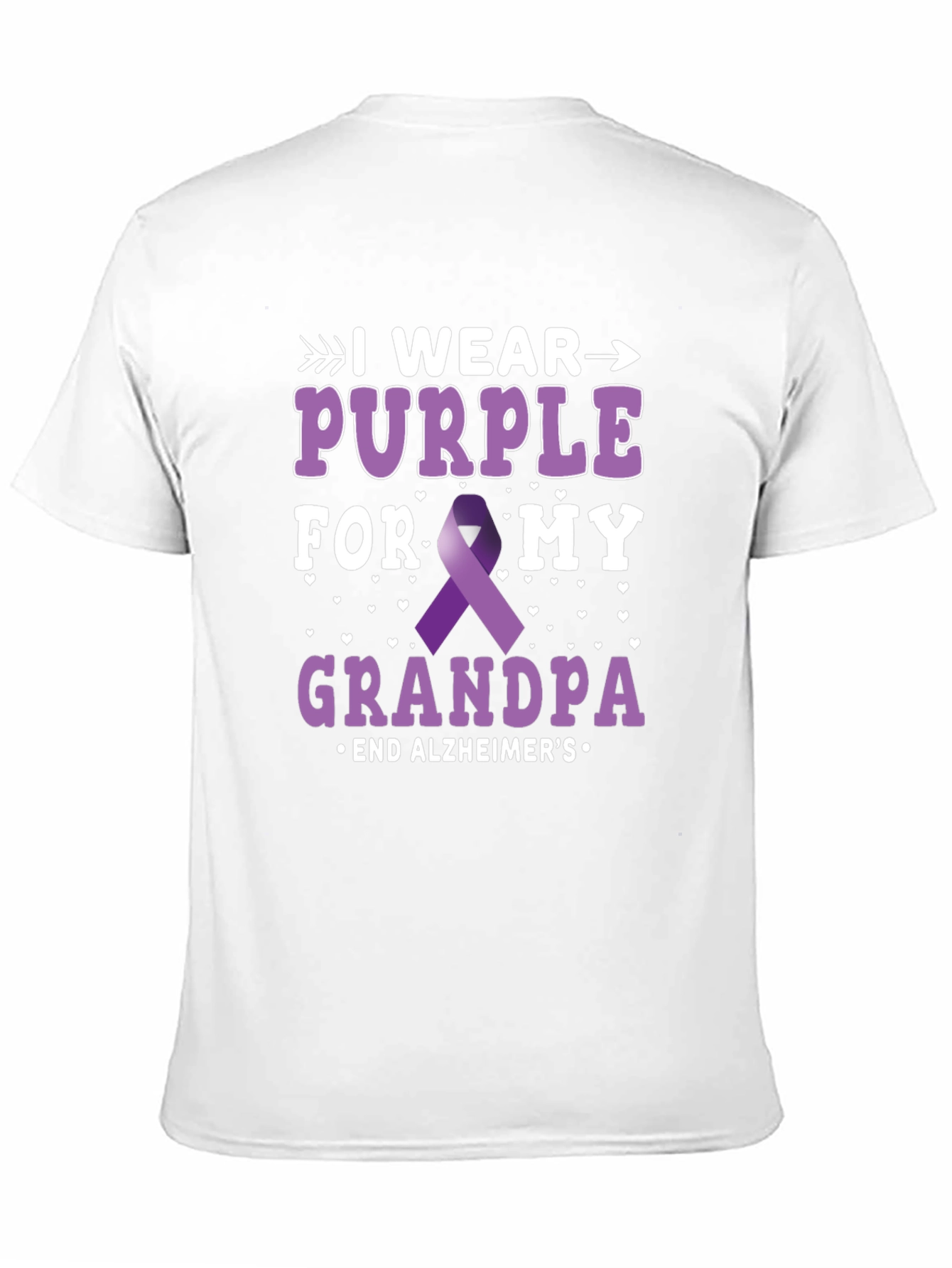 Purple Alzheimers Awareness T-Shirt