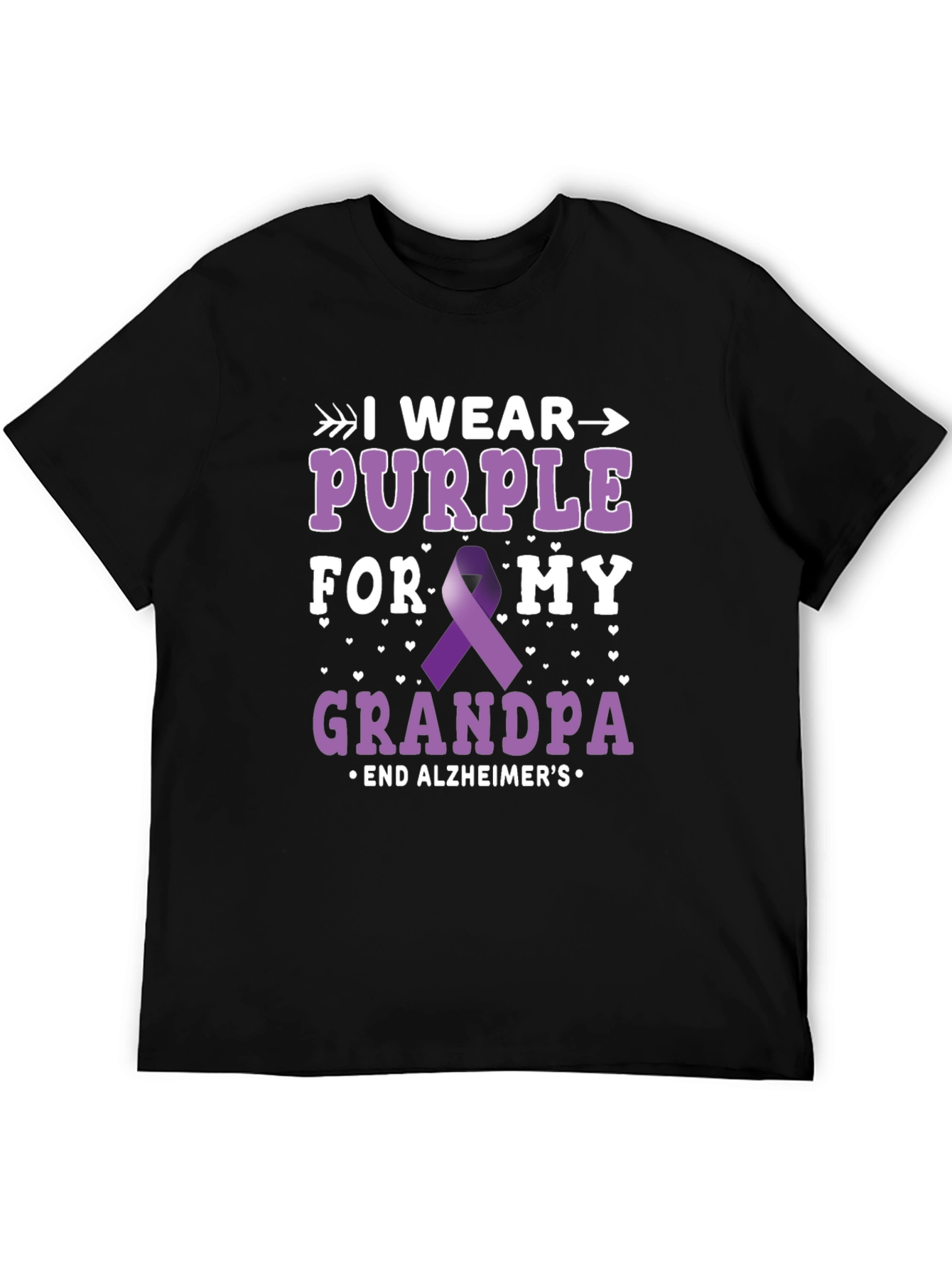Purple Alzheimers Awareness T-Shirt