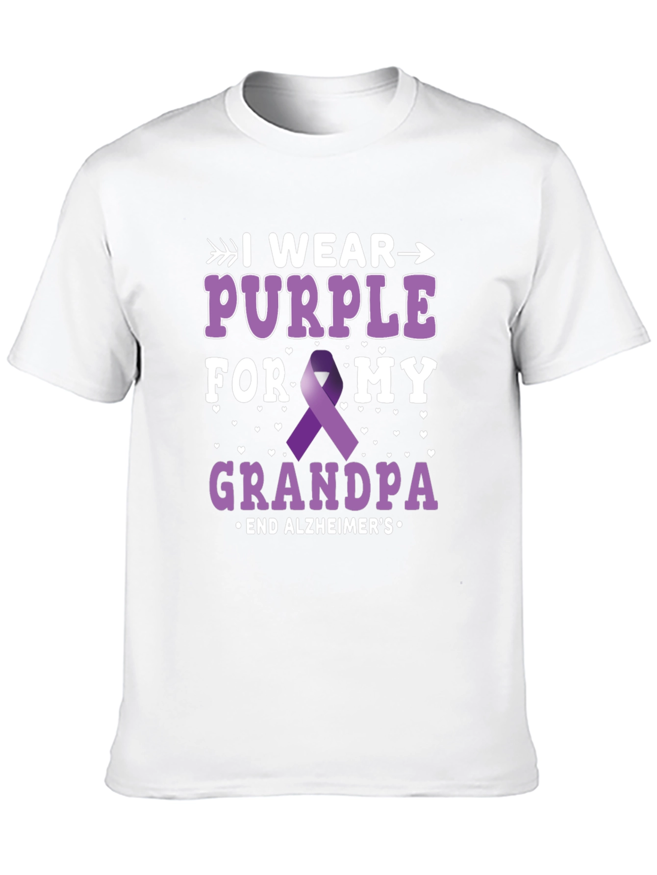 Purple Alzheimers Awareness T-Shirt