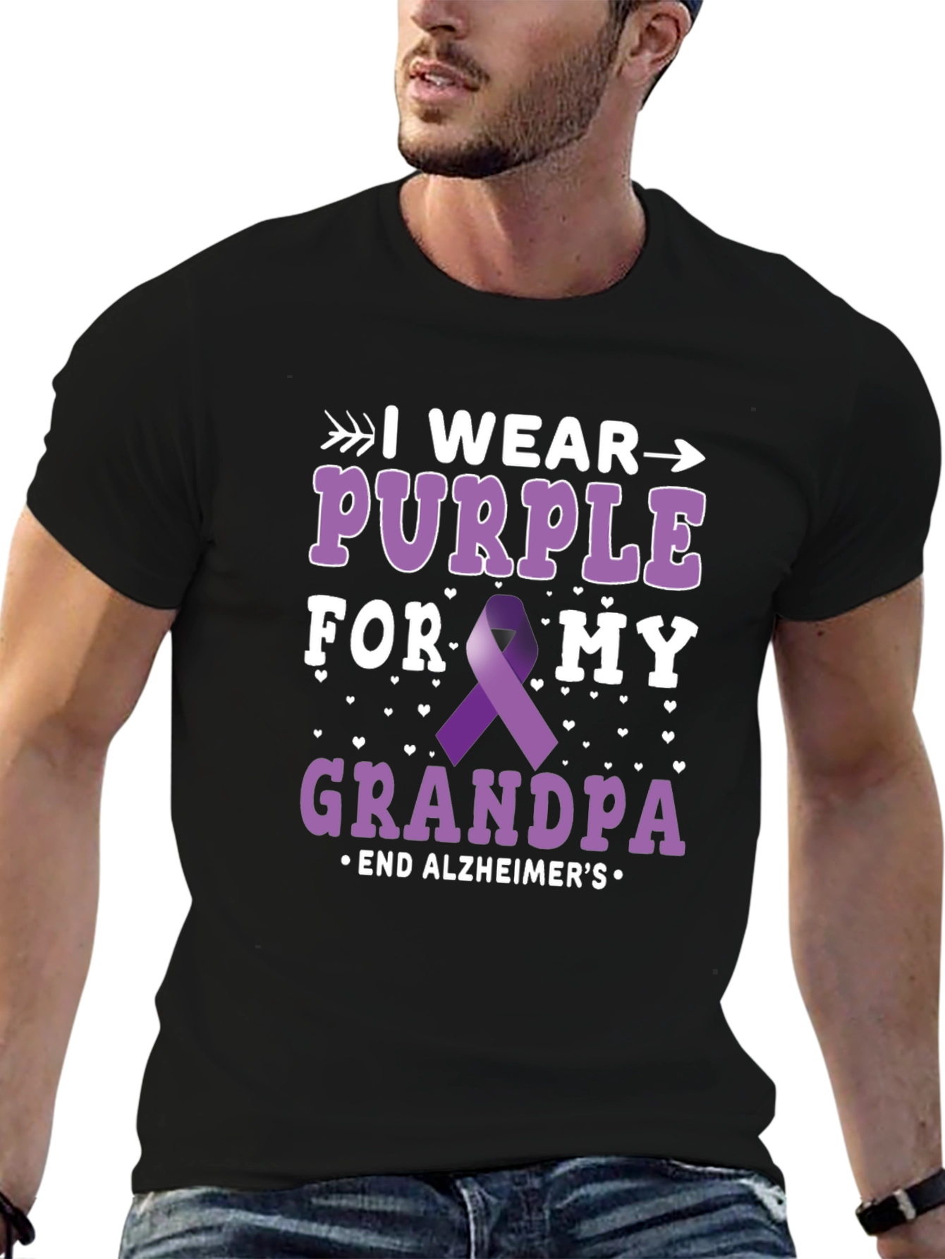 Purple Alzheimers Awareness T-Shirt