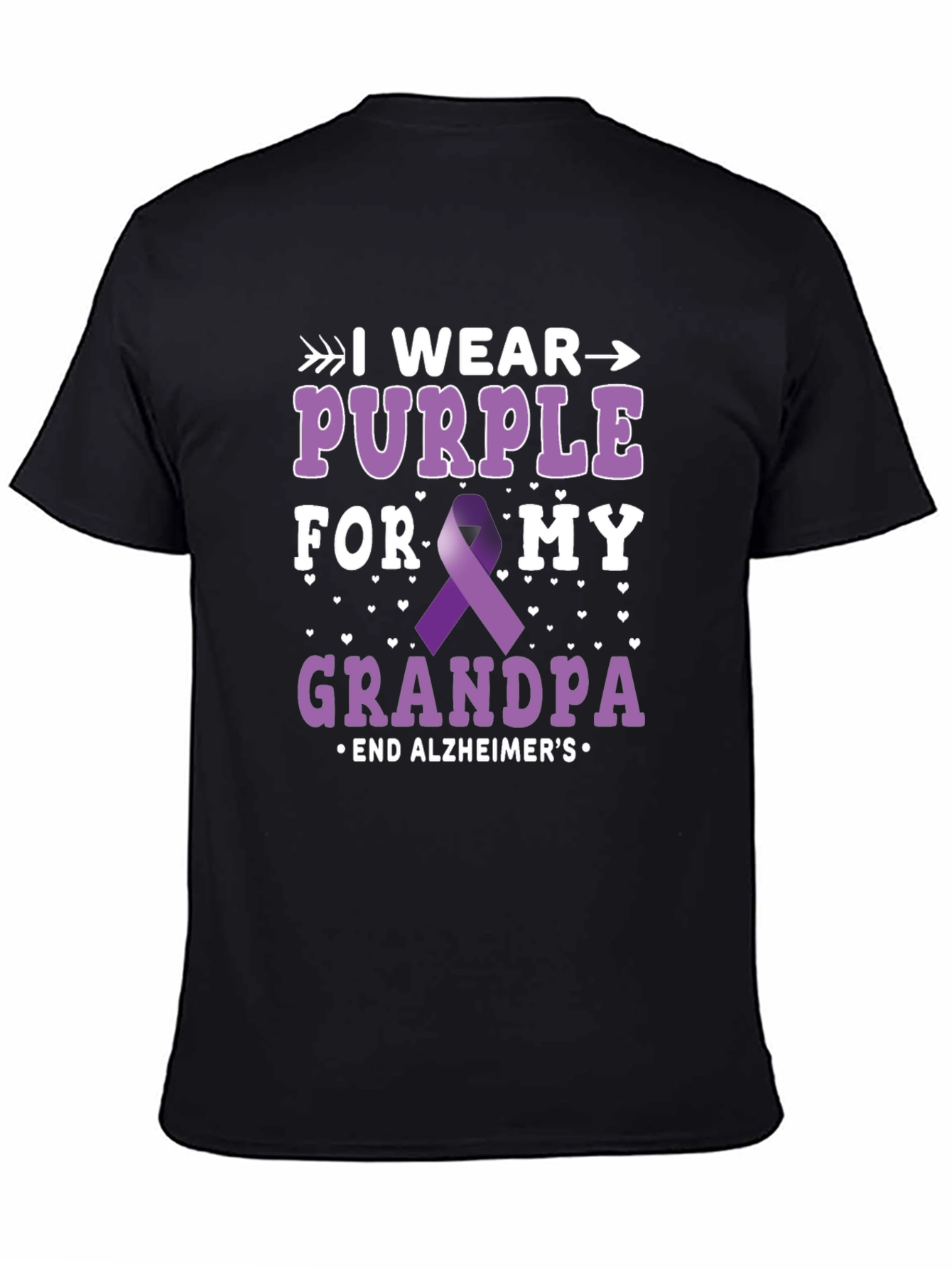 Purple Alzheimers Awareness T-Shirt