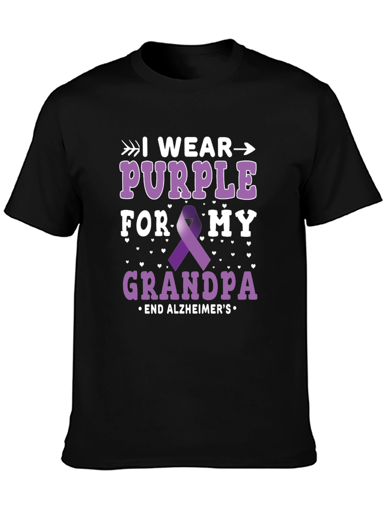 Purple Alzheimers Awareness T-Shirt
