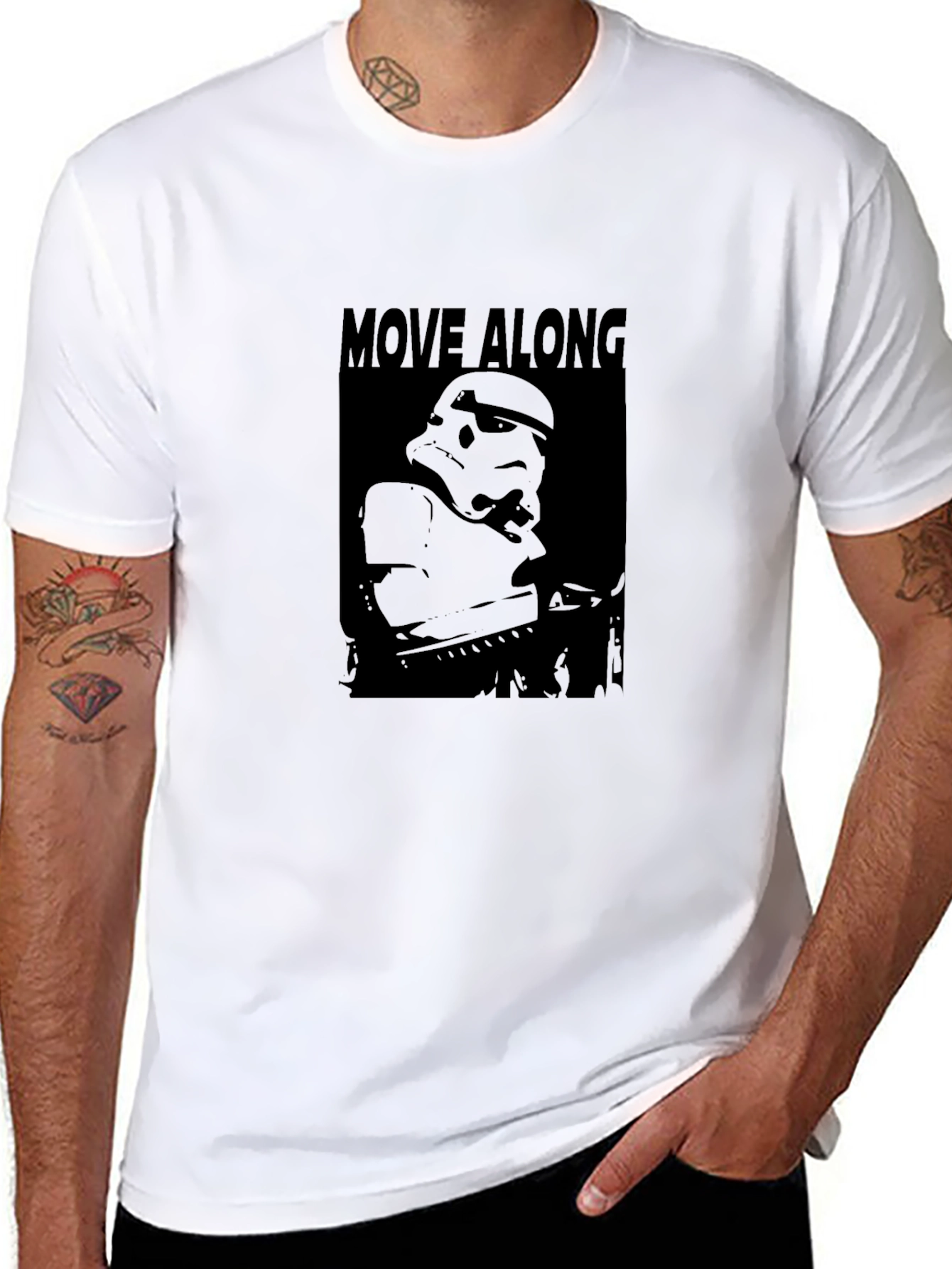 Star Wars Stormtrooper Move Along Graphic T-Shirt