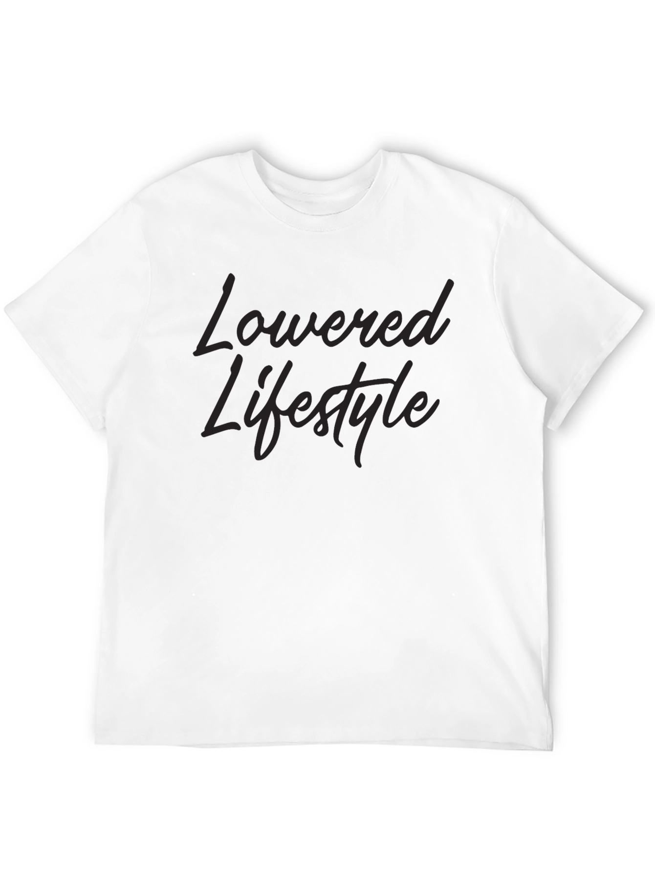 Lowered Lifestyle Black Graphic Tee