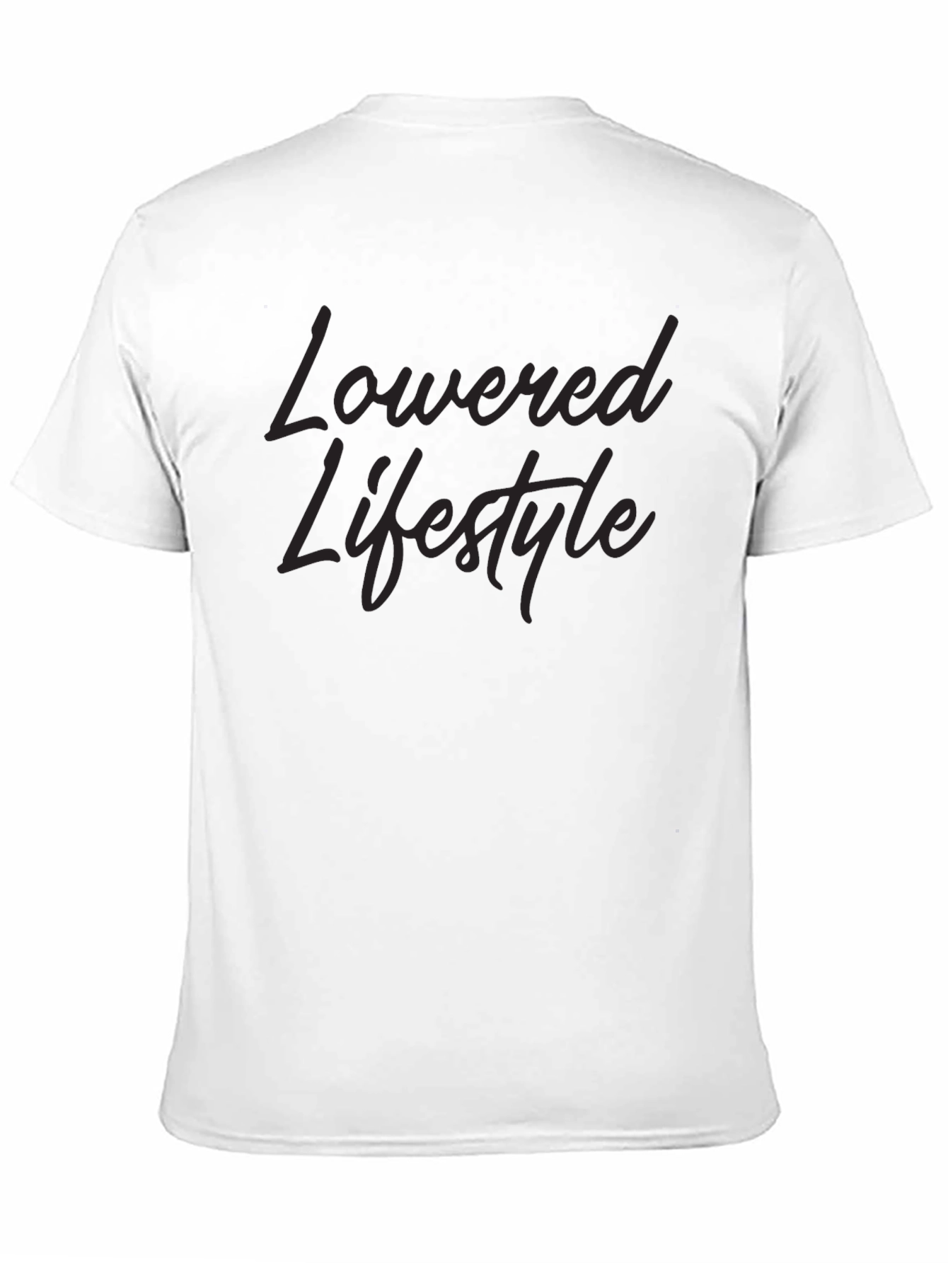 Lowered Lifestyle Black Graphic Tee