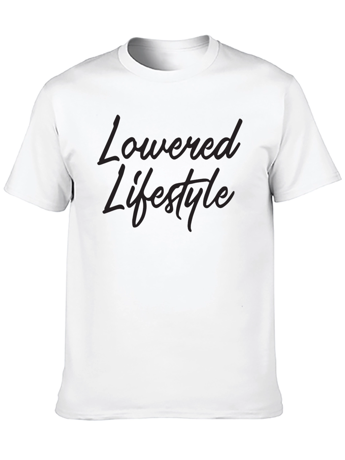 Lowered Lifestyle Black Graphic Tee