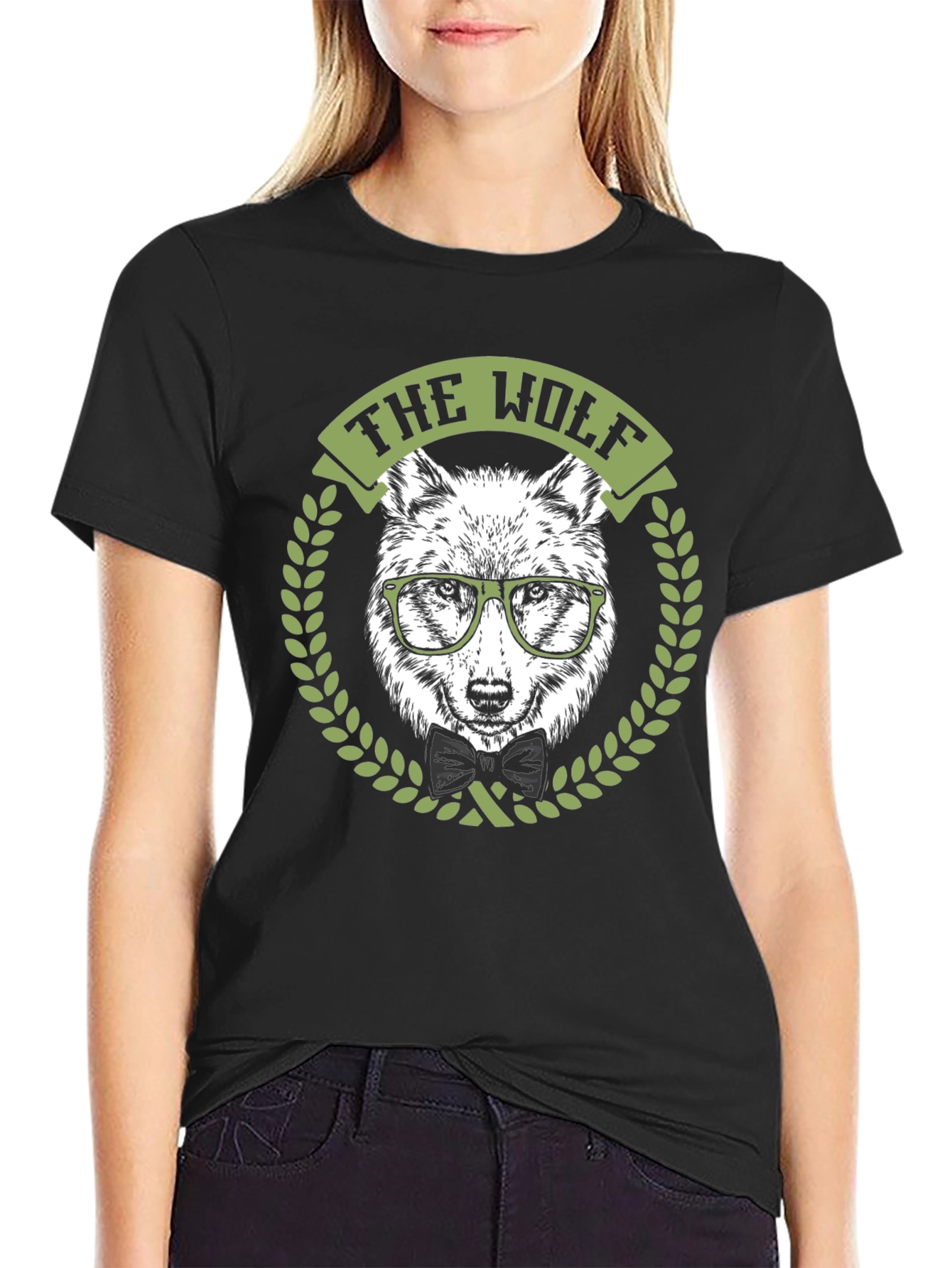 The Wolf T-Shirt: Hipster Animal Design