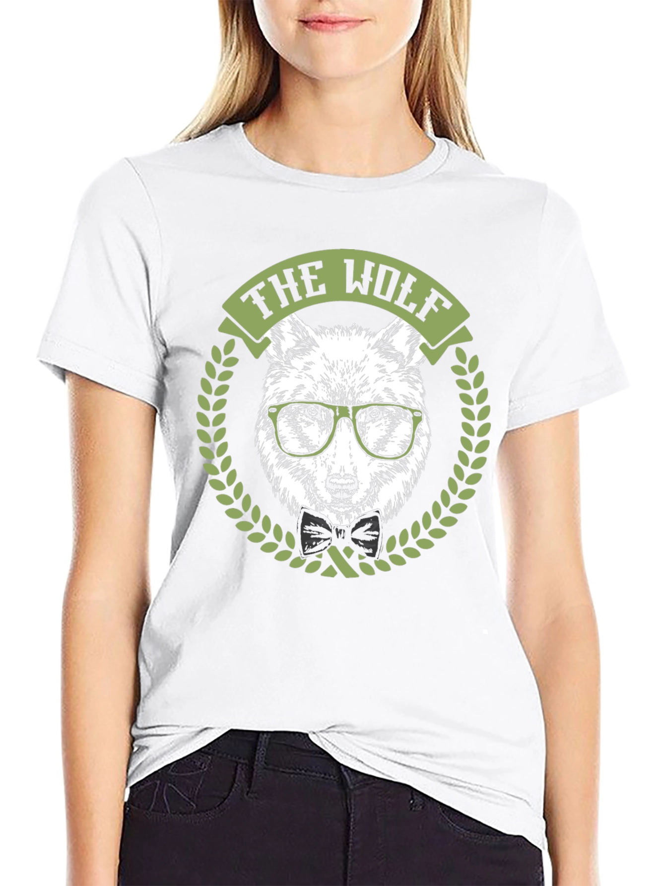 The Wolf T-Shirt: Hipster Animal Design