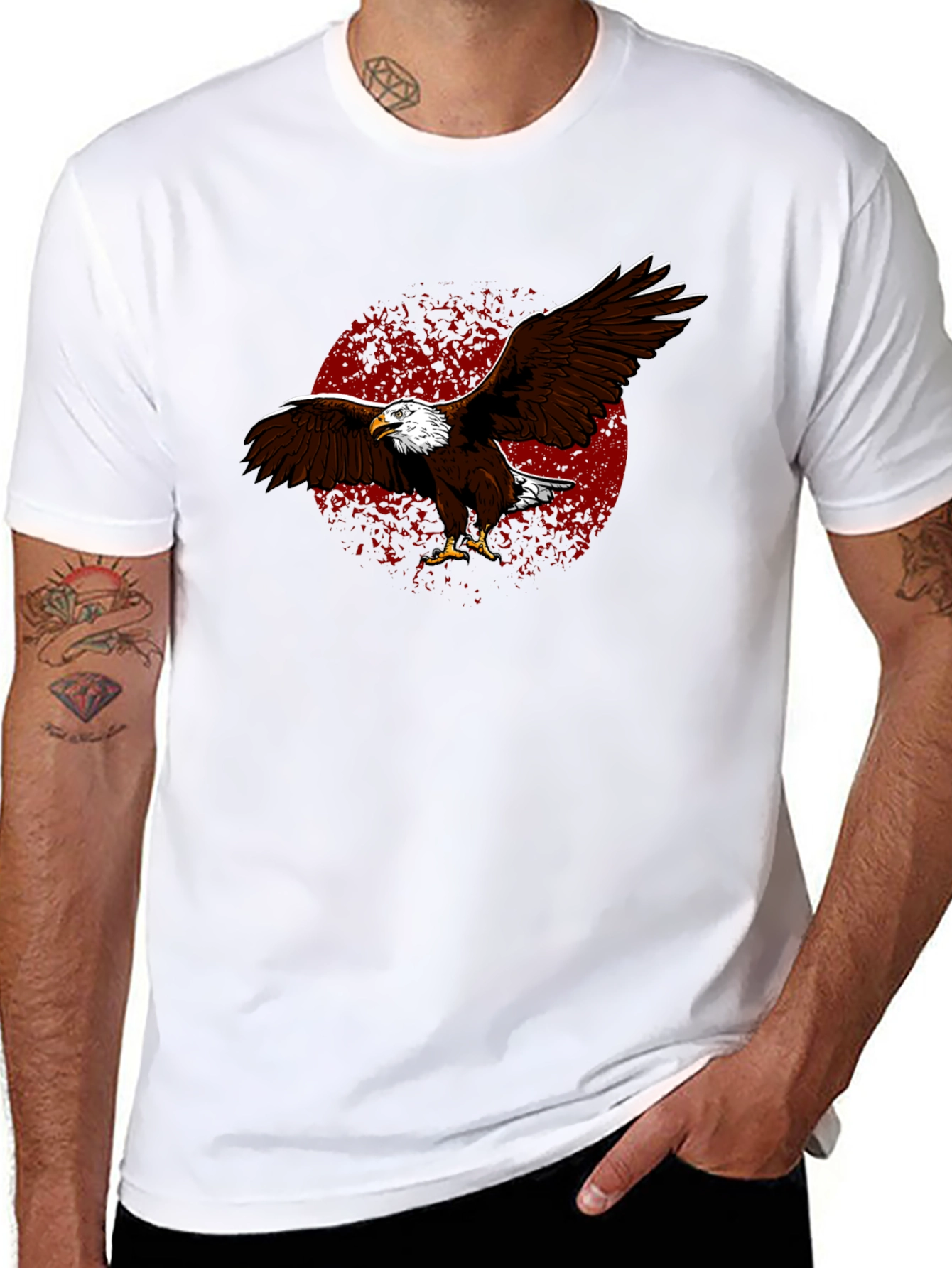 Eagle Graphic Tee - Black T-Shirt